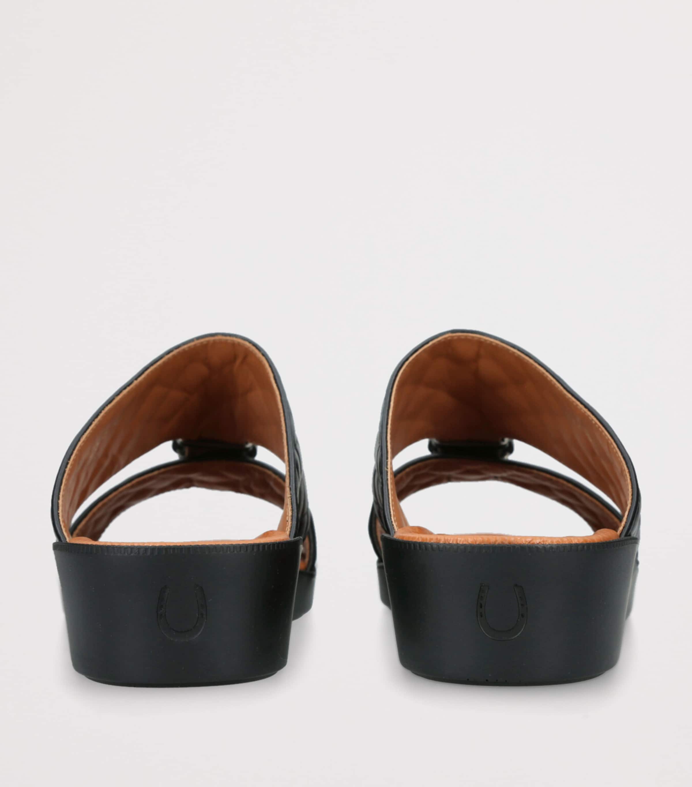 Brotini Leather Mastro Sandals Black Image 2