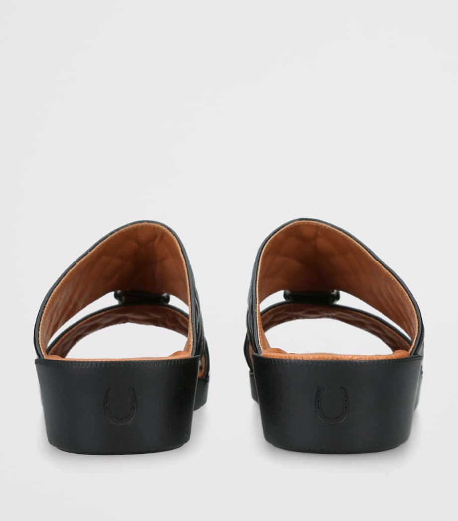 Brotini Leather Mastro Sandals Black Image 2