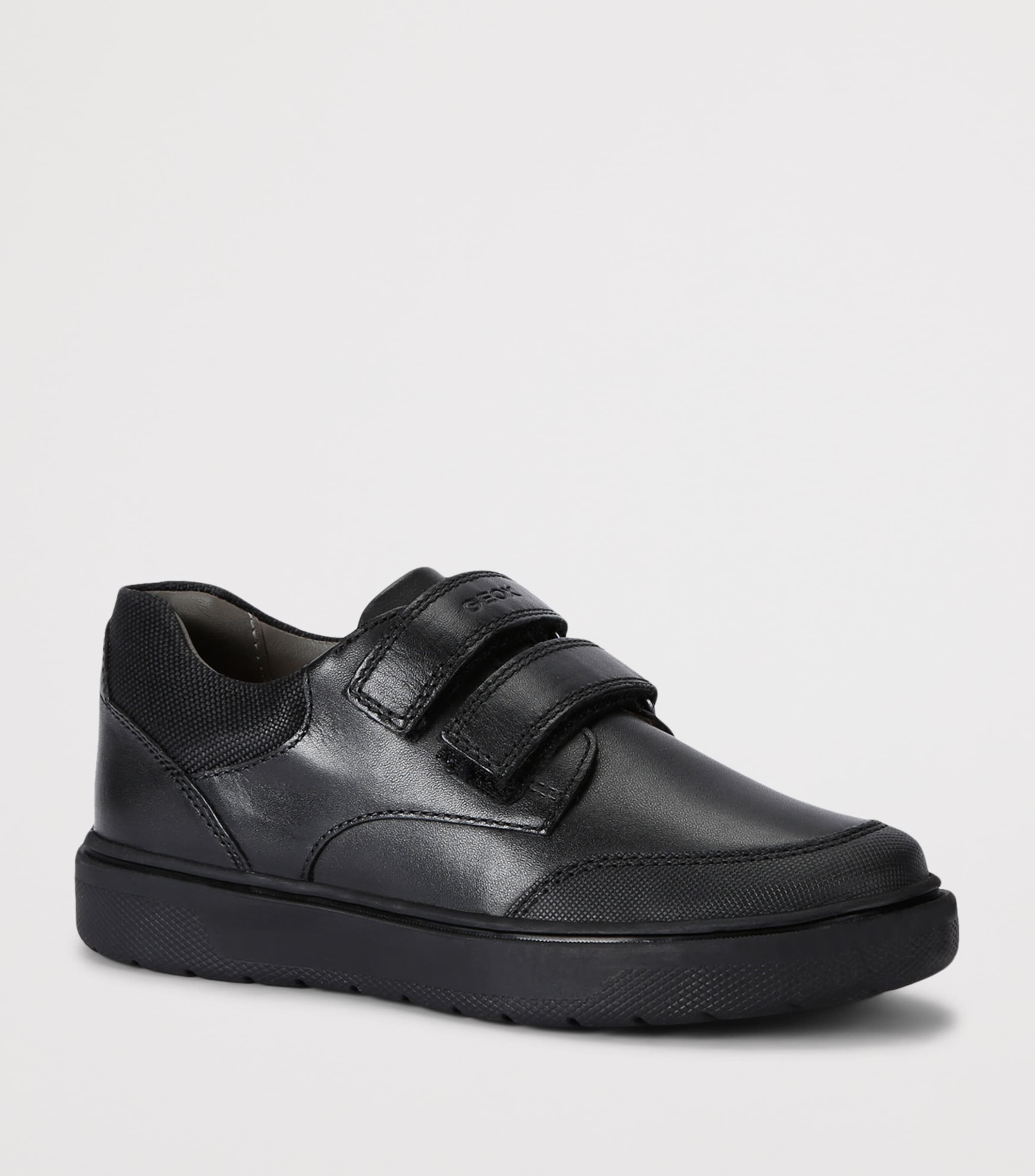 Leather J Riddock Velcro Sneakers BLACK Image 3