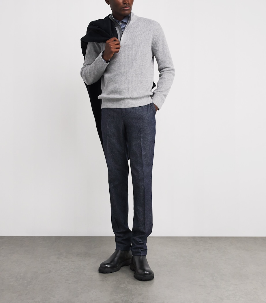 Leather Zip Ankle Boots UC001 Image 6