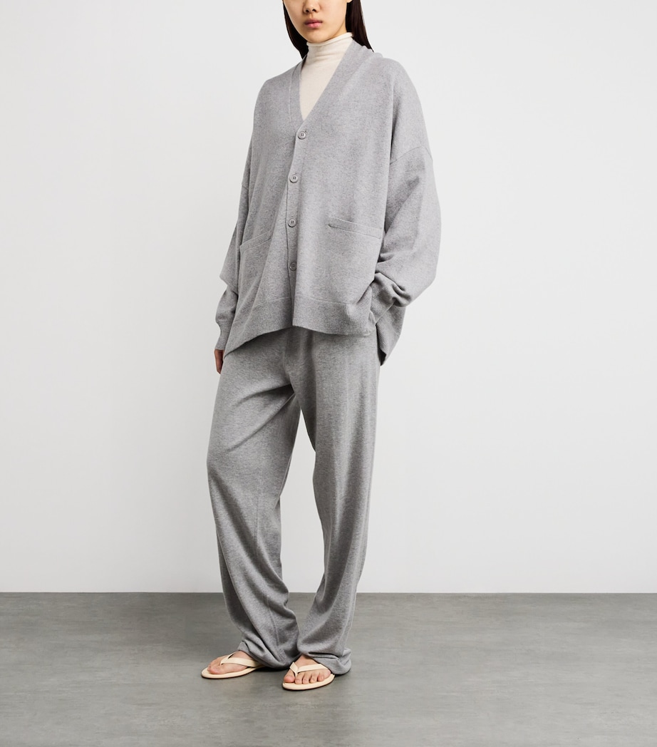 Cashmere-Blend No.24 Tokio Oversized Cardigan GREY Image 2