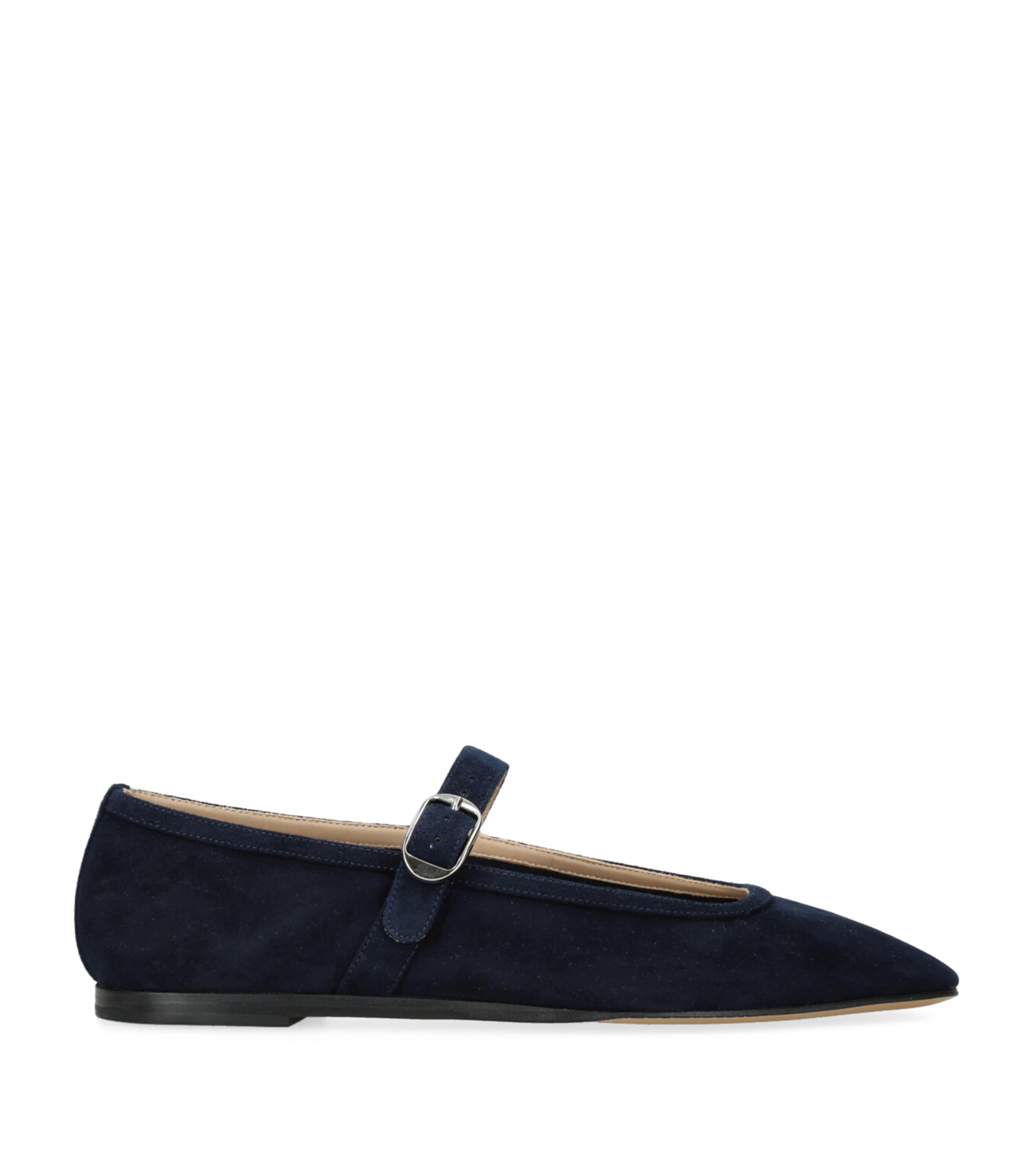 LE MONDE BERYL SUEDE MARY JANE BALLET FLATS 