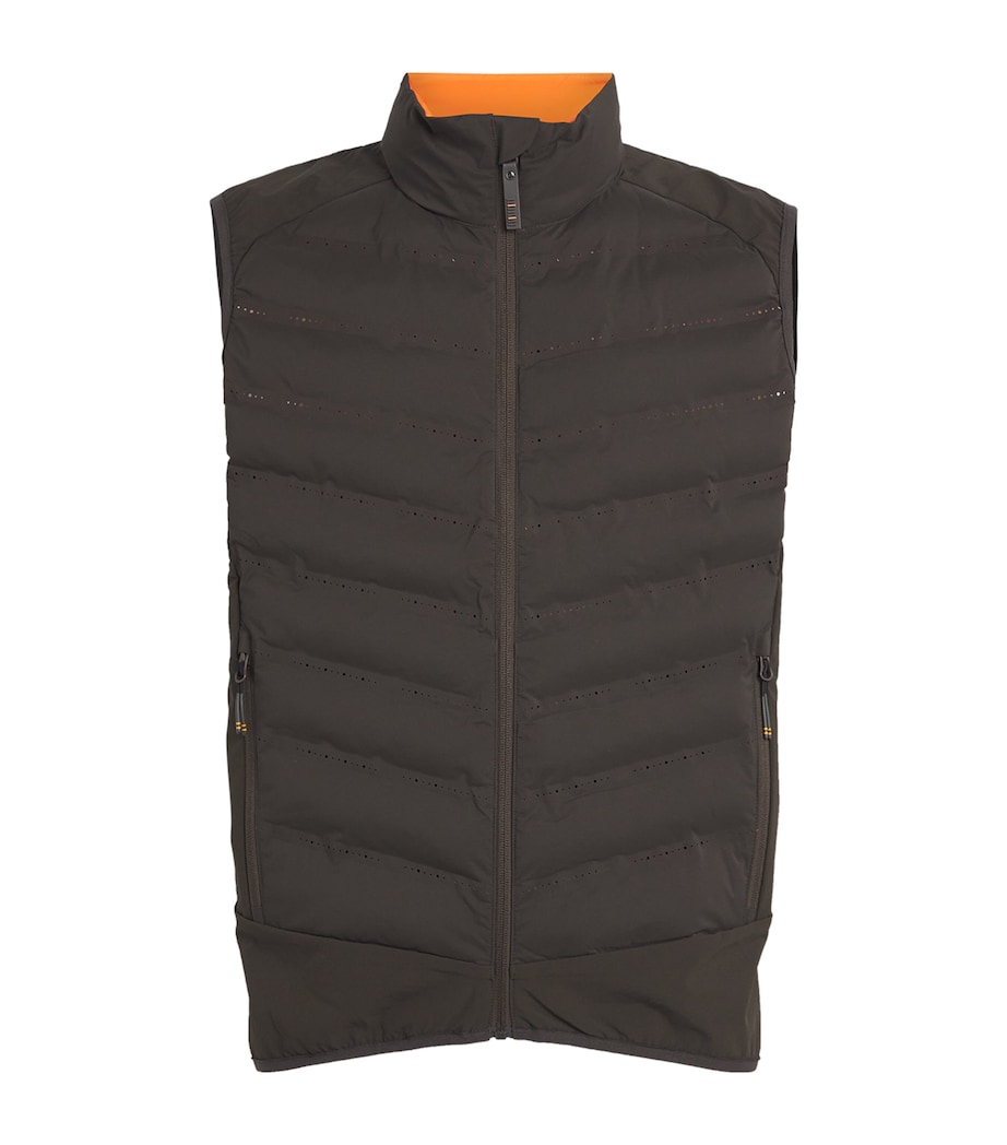 Bezoar Hybrid Gilet 08AA:BROWN BARK Image 1