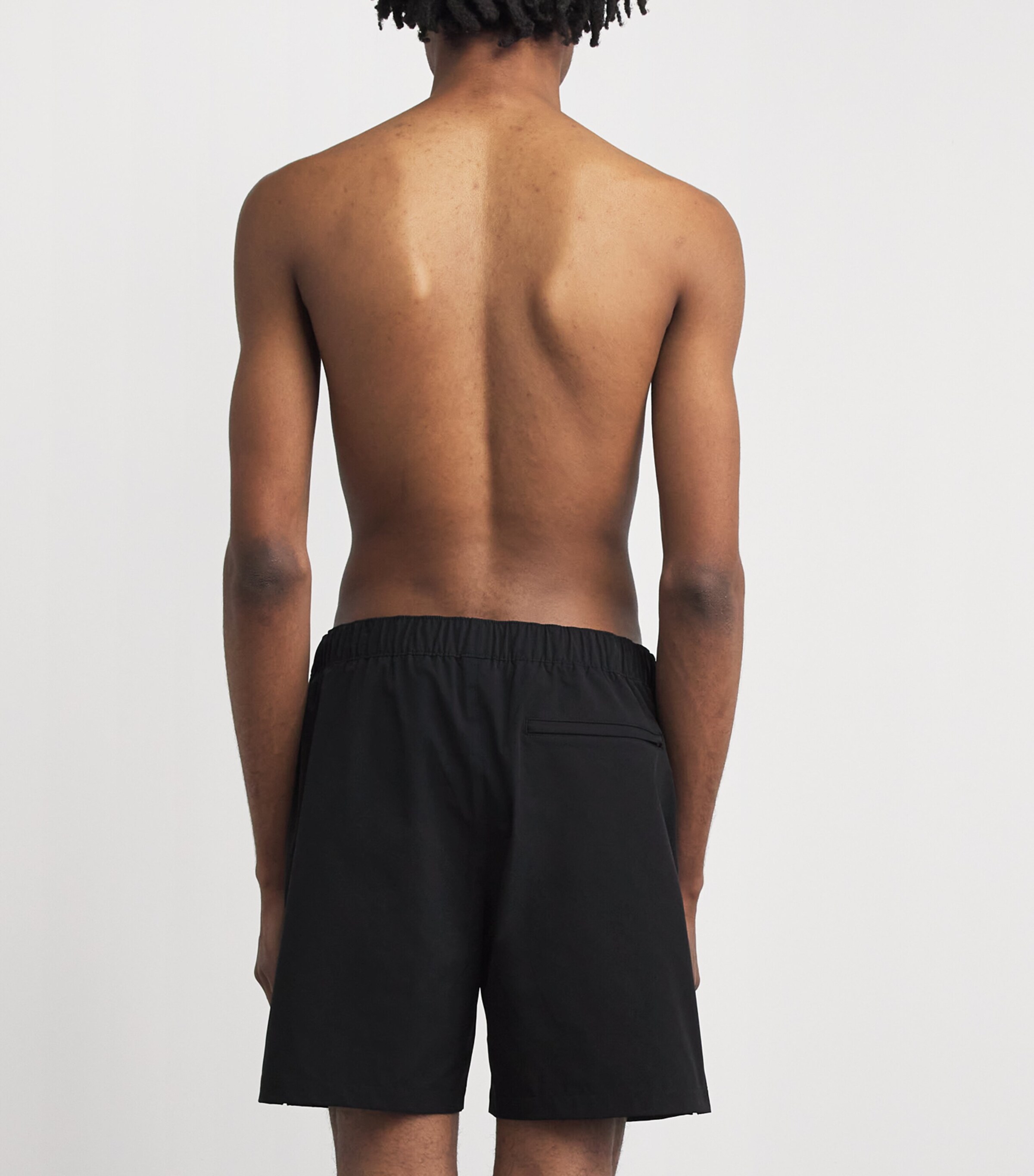 Moose Knuckles Mens Drawstring Swim Shorts Black Image 3