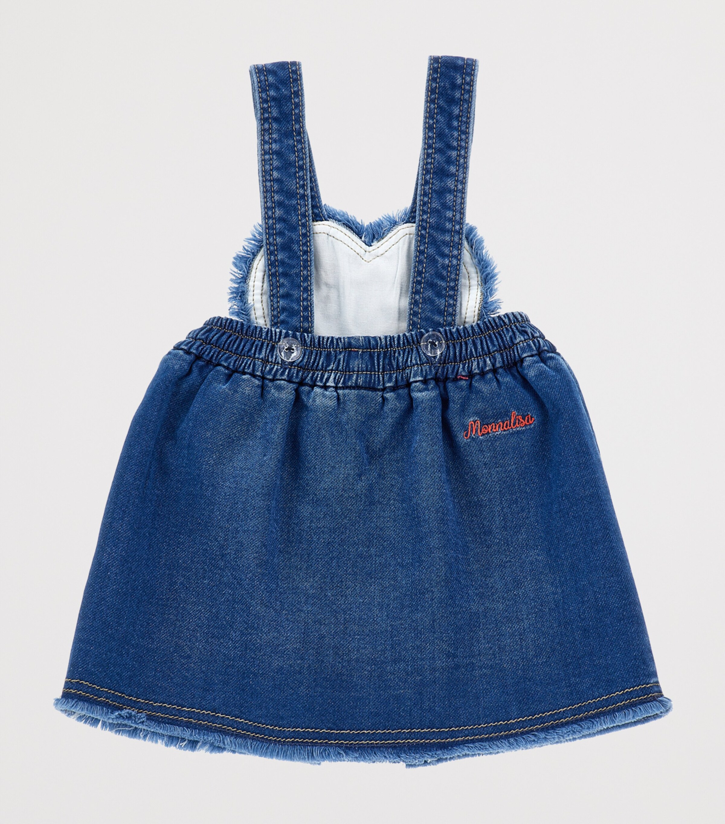 Minnie Mouse Dungaree Dress (3-36 Months) BLU STONE DENIM Image 2