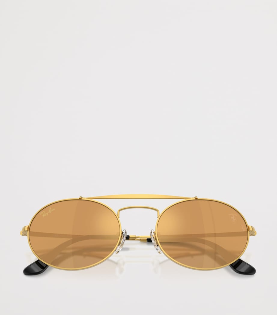 RB3775M Metal Oval Sunglasses F133W4 Image 5
