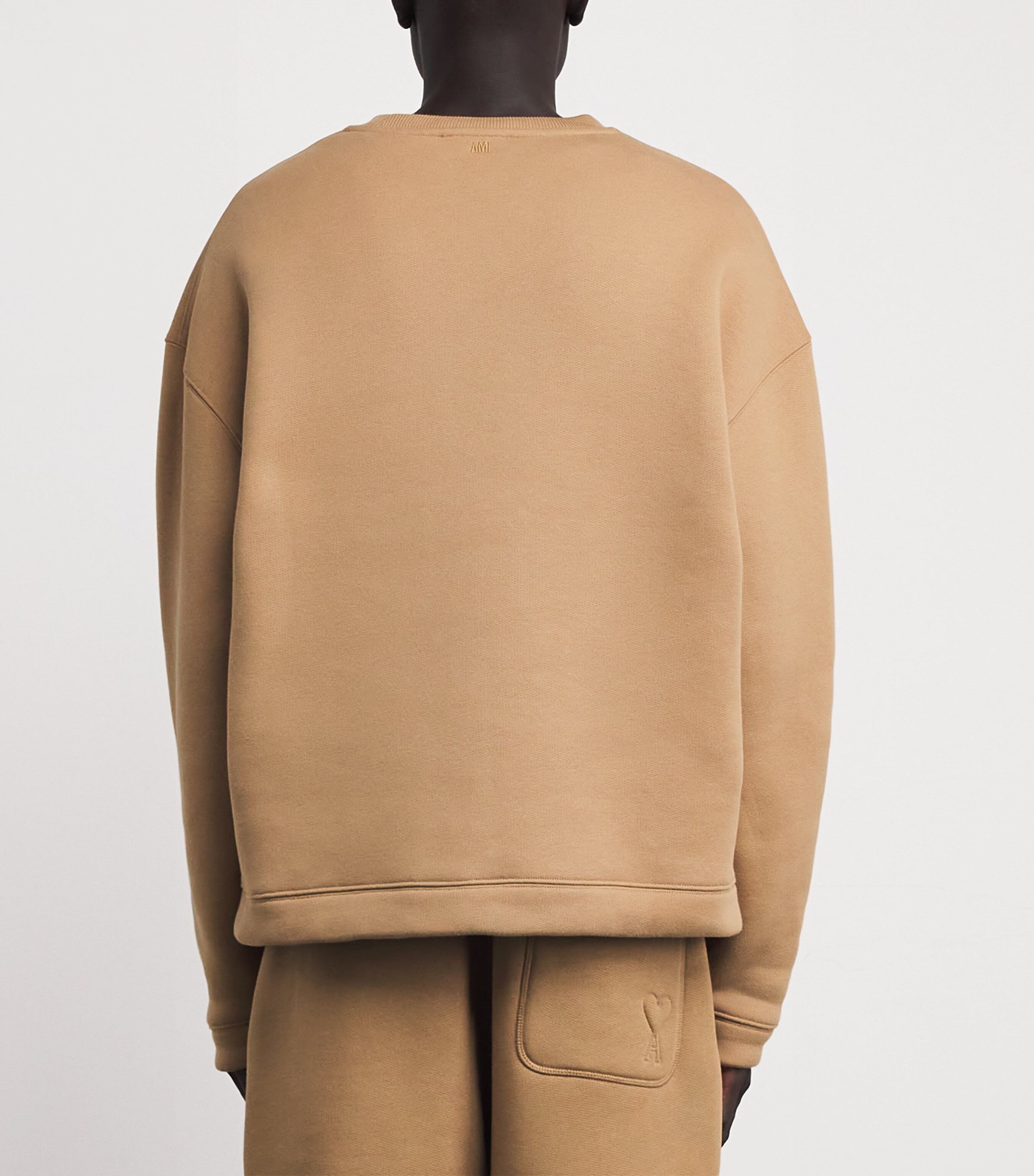 Cotton Ami de Coeur Sweatshirt 280 - CAMEL Image 4