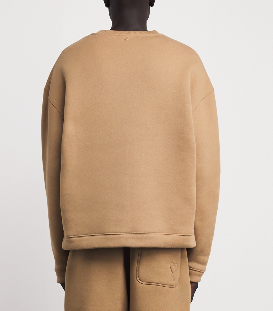 Cotton Ami de Coeur Sweatshirt 280 - CAMEL Image 4