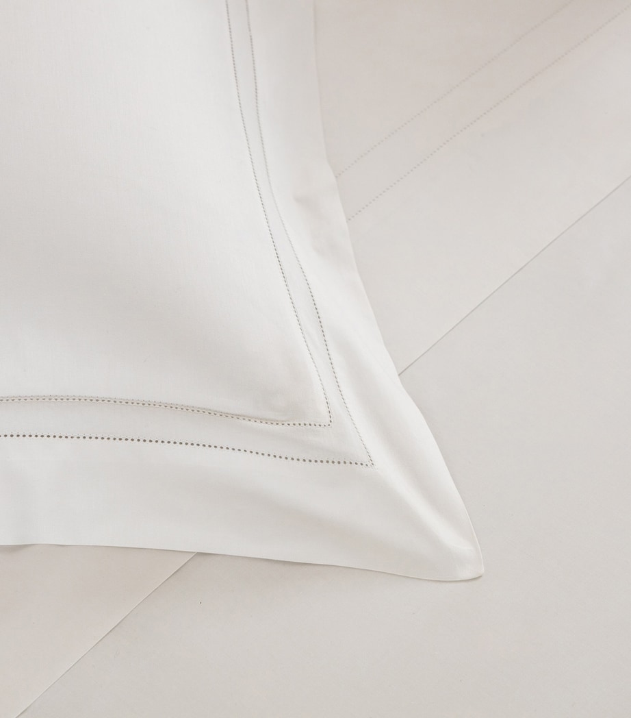 Doppio Ajour Double Flat Sheet Set B101 - BIANCO OTTICO Image 6