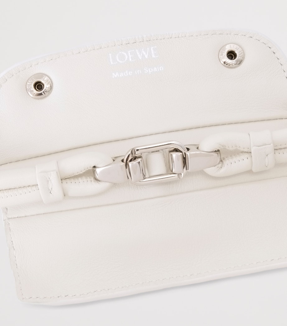 Small Calfskin Madrid Shoulder Bag SOFT WHITE Image 12
