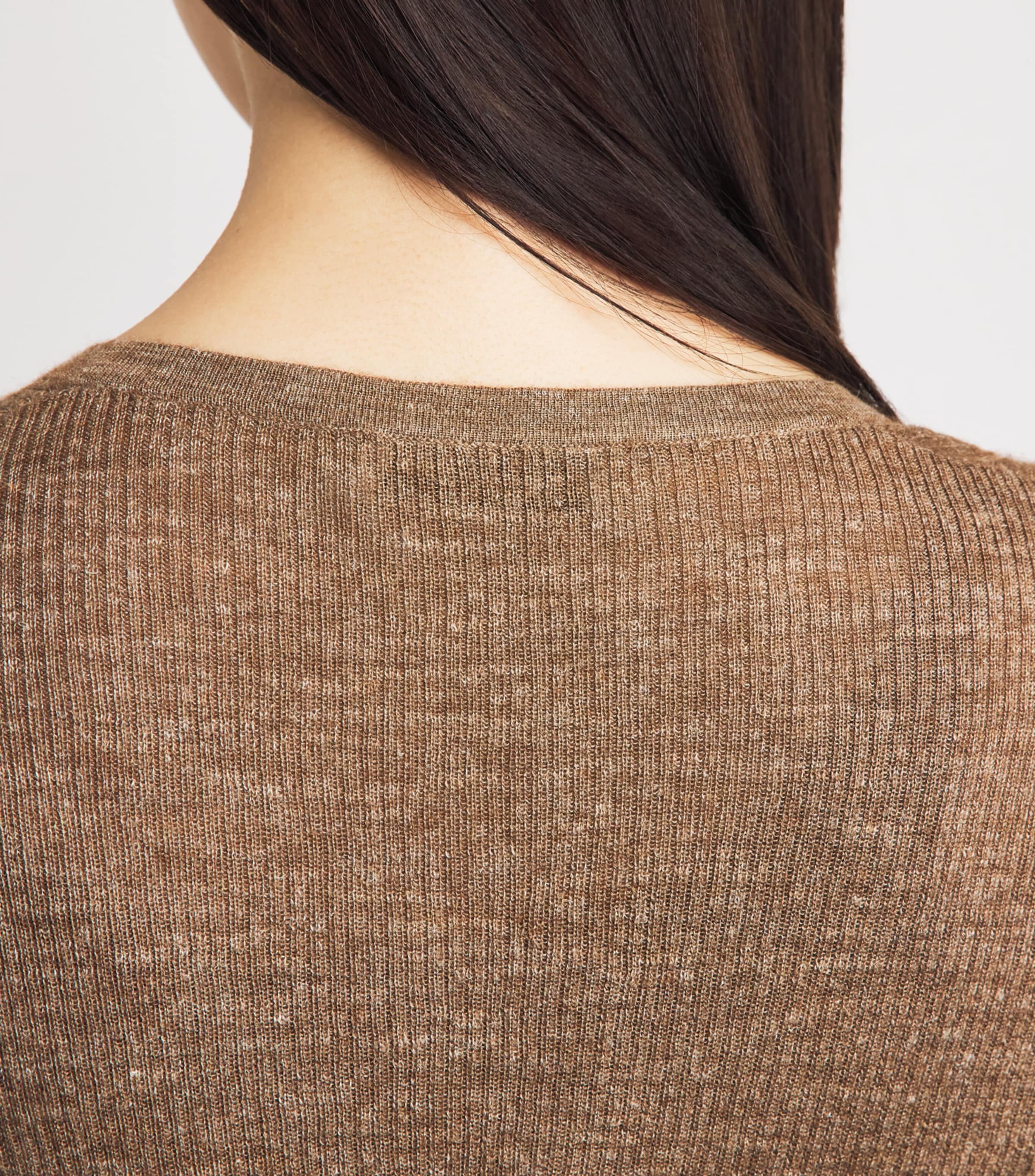 Gabriela Hearst Womens Cashmere-Silk-Hemp Aiste Cardigan Cht Chestnut Image 3