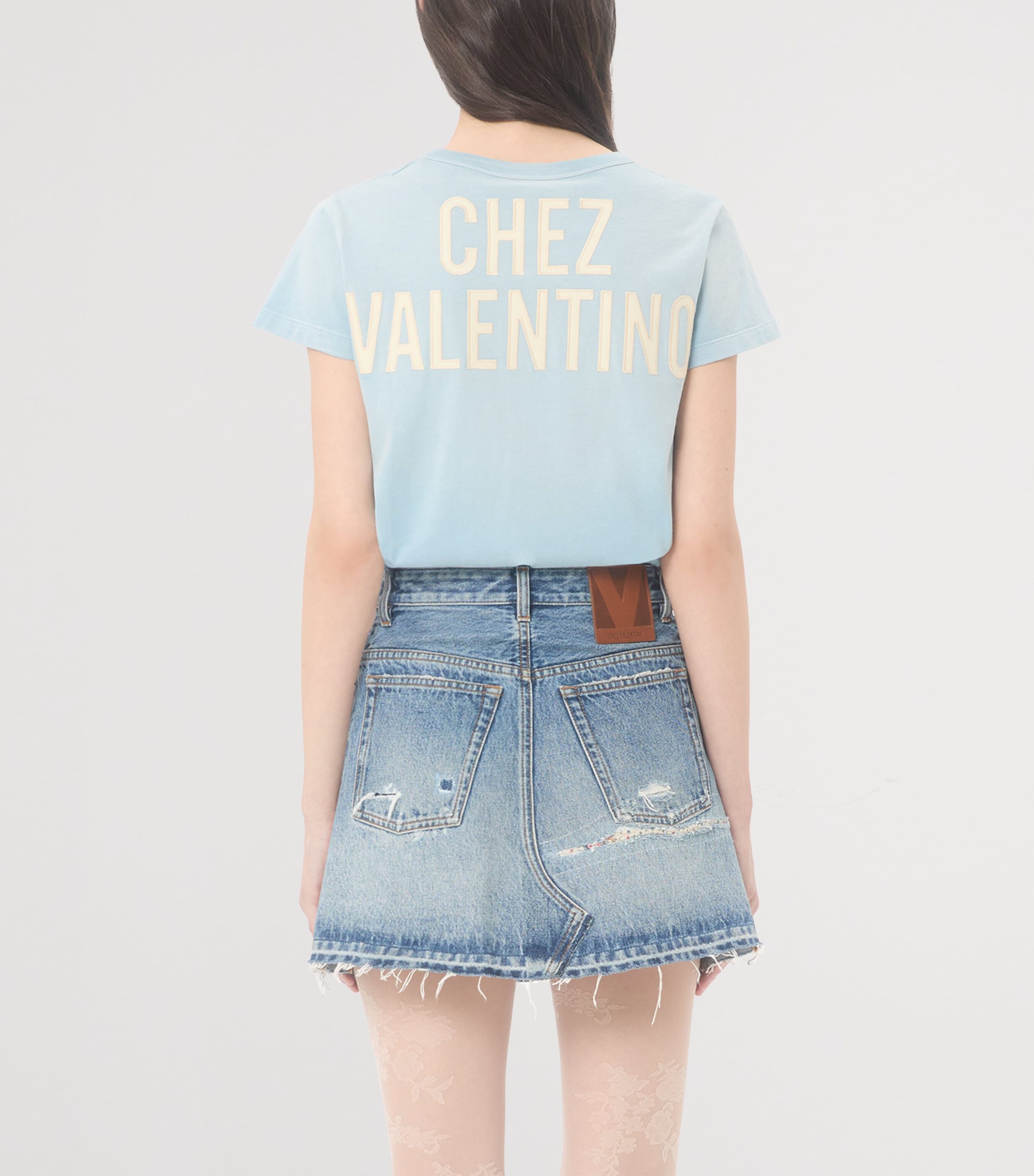 Valentino Womens Cotton Printed T-Shirt Image 4
