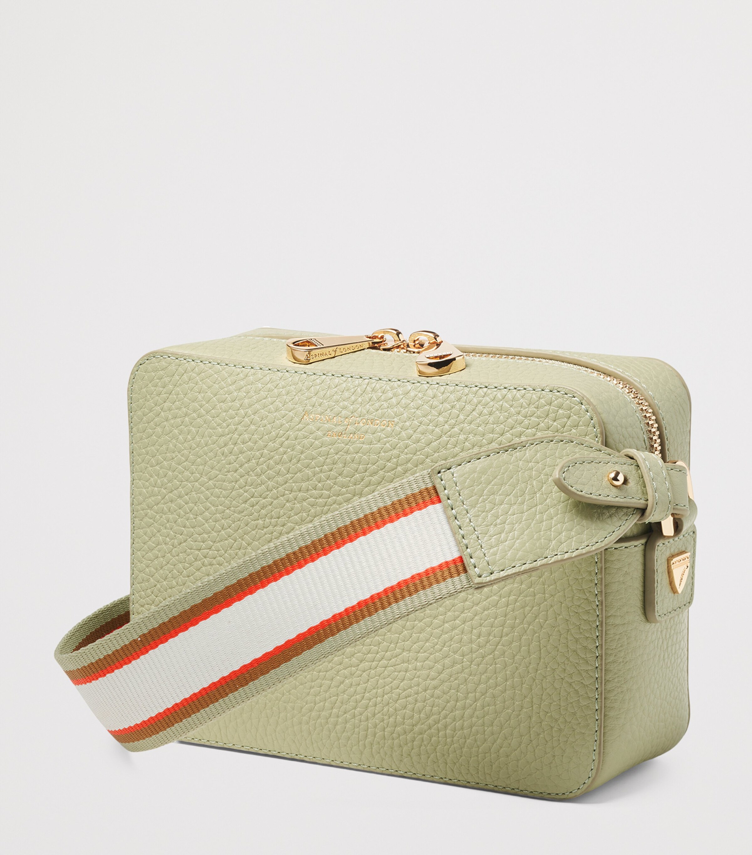 Aspinal Of London Green Leather Camera Bag | Harrods UK