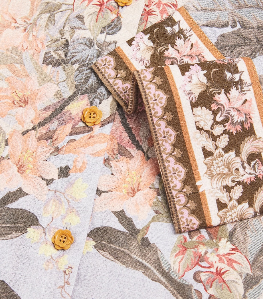 Wylie Shirt Dress (1-12 Years) BUF BLUE FLORAL Image 3