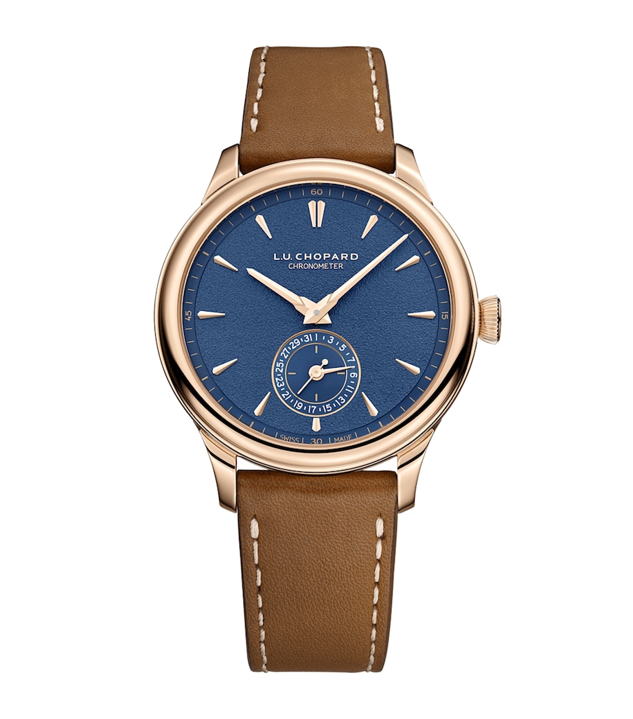 Rose Gold L.U.C Quattro Mark IV Watch 39mm 18K ROSE GOLD Image 1