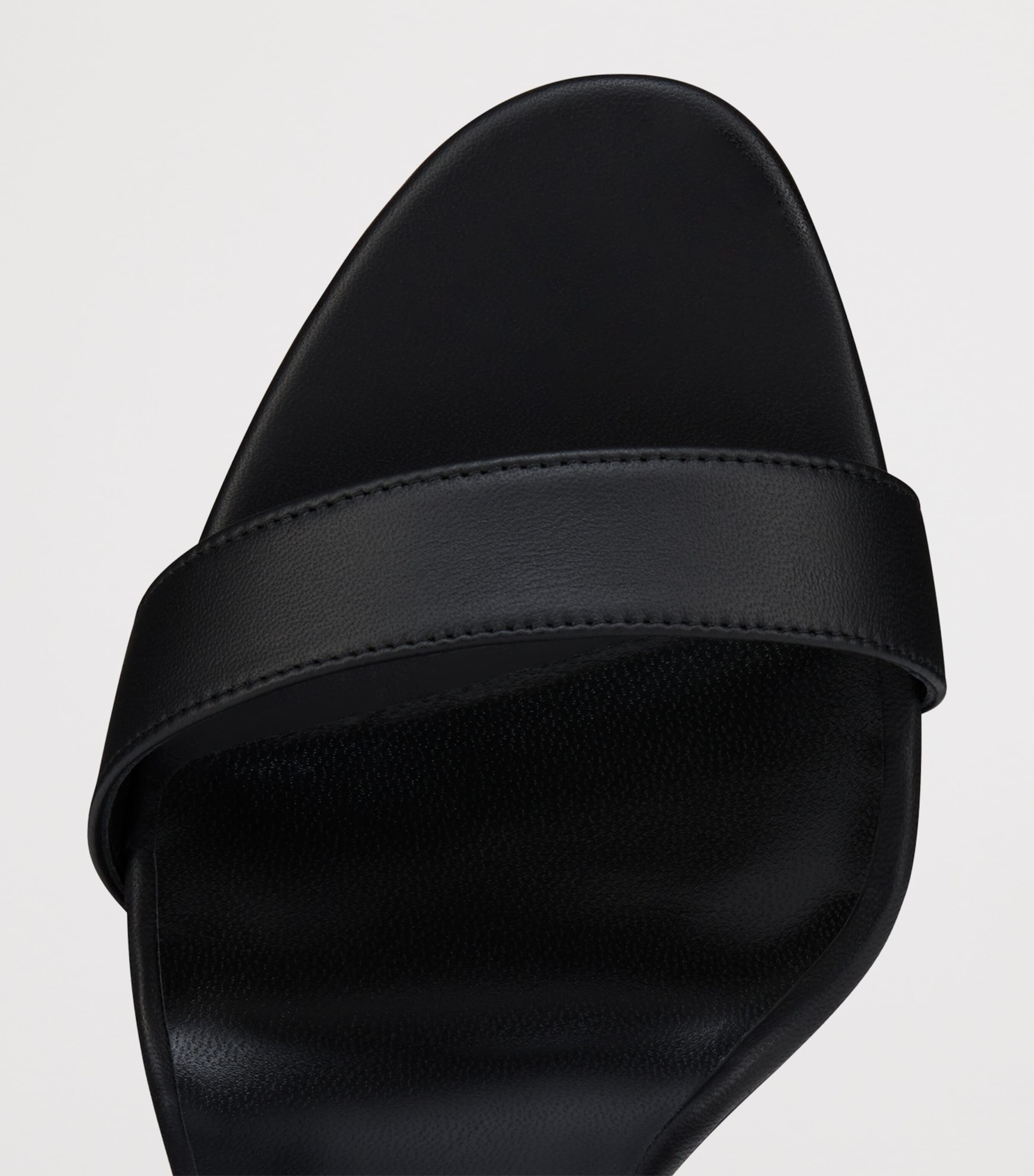 Miss Z Nappa Leather Heeled Sandals 100 B439 Image 4