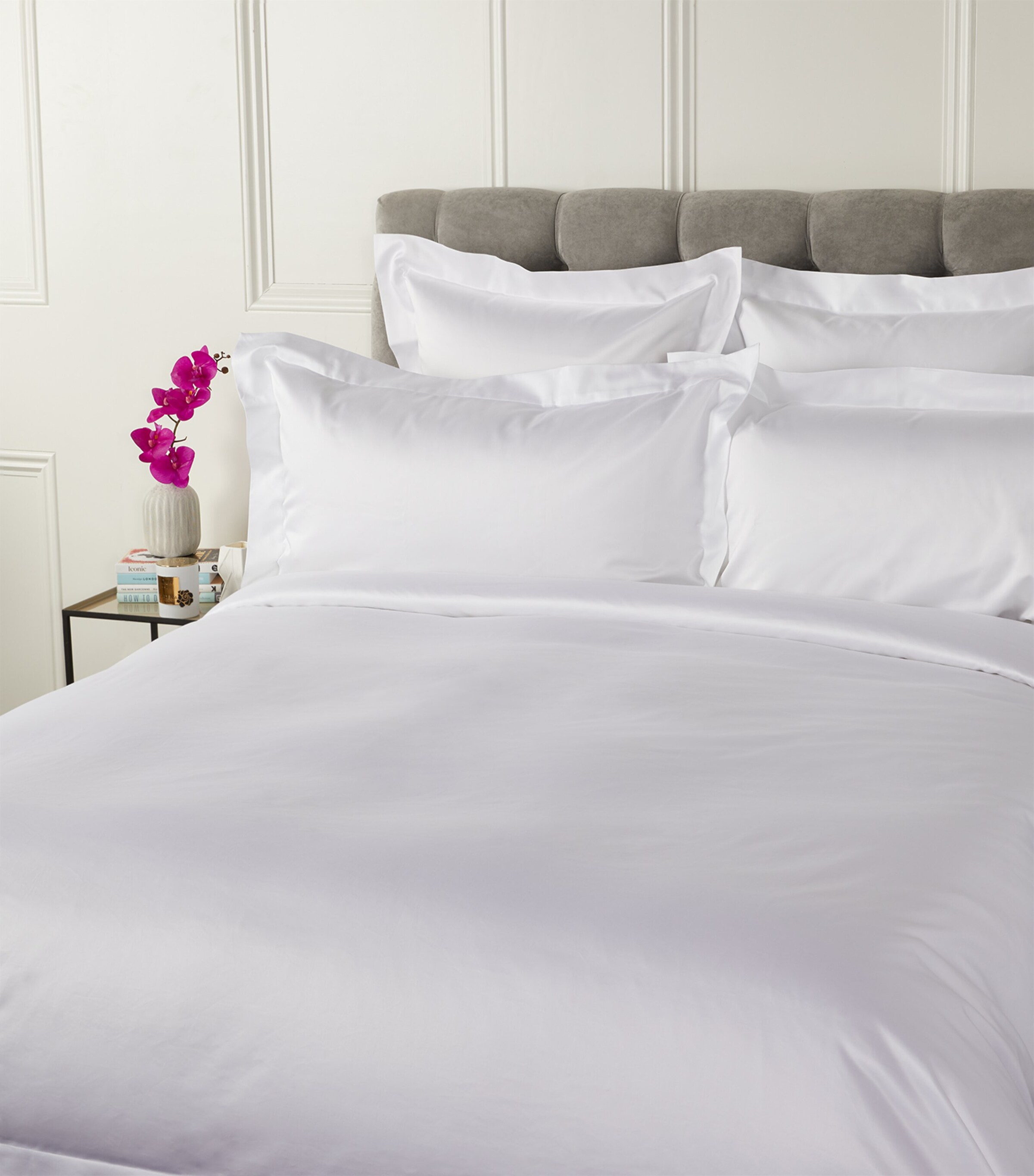 Capela Super King Duvet Cover (260cm x 220cm) WHITE Image 2