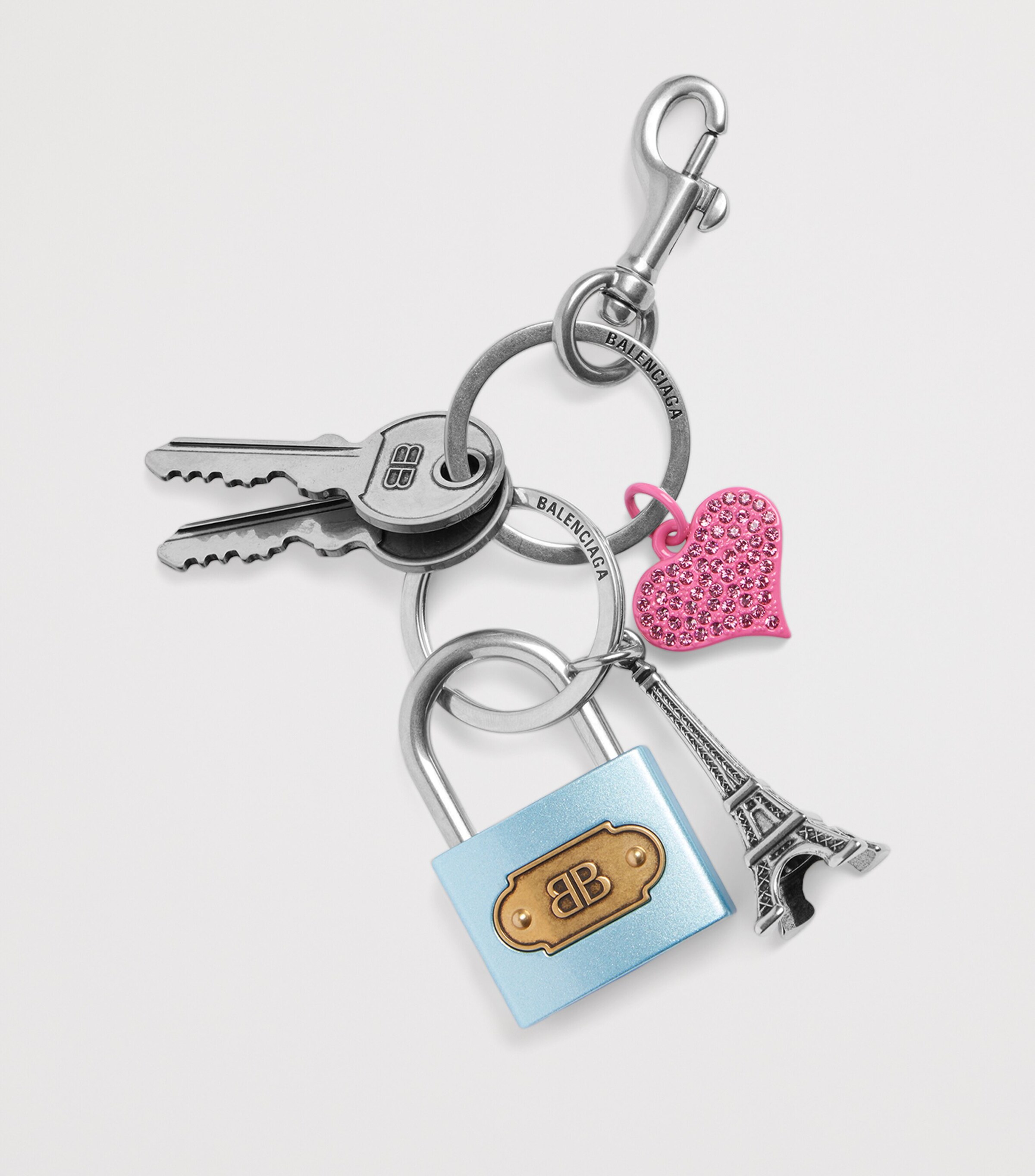 Balenciaga Multi Padlock Bag Charm | Harrods US