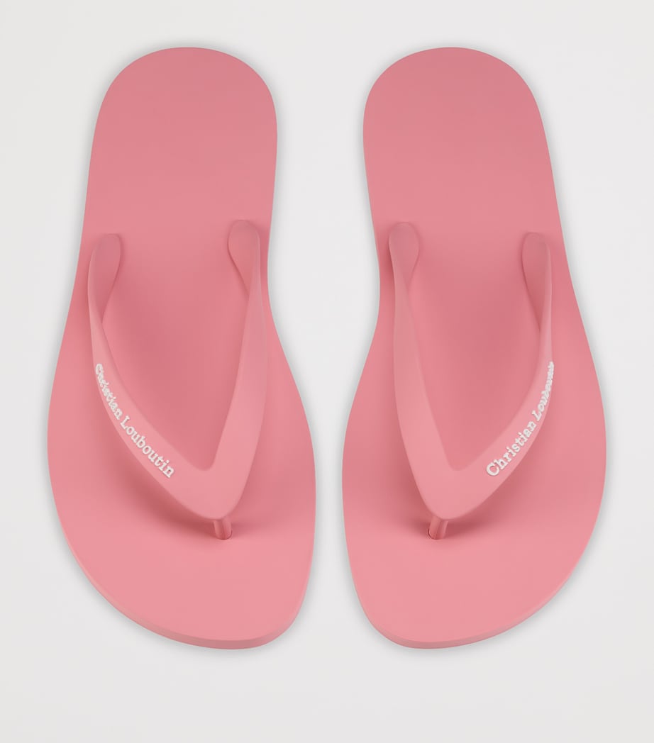 Christian Louboutin The Christian Louboutin Summer Flat Rubber Sandals Image 3