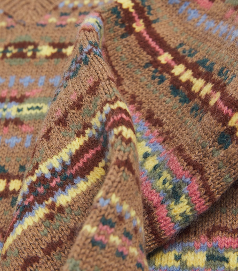 Fair Isle Sweater (6-14 Years) CLA TAN Image 3