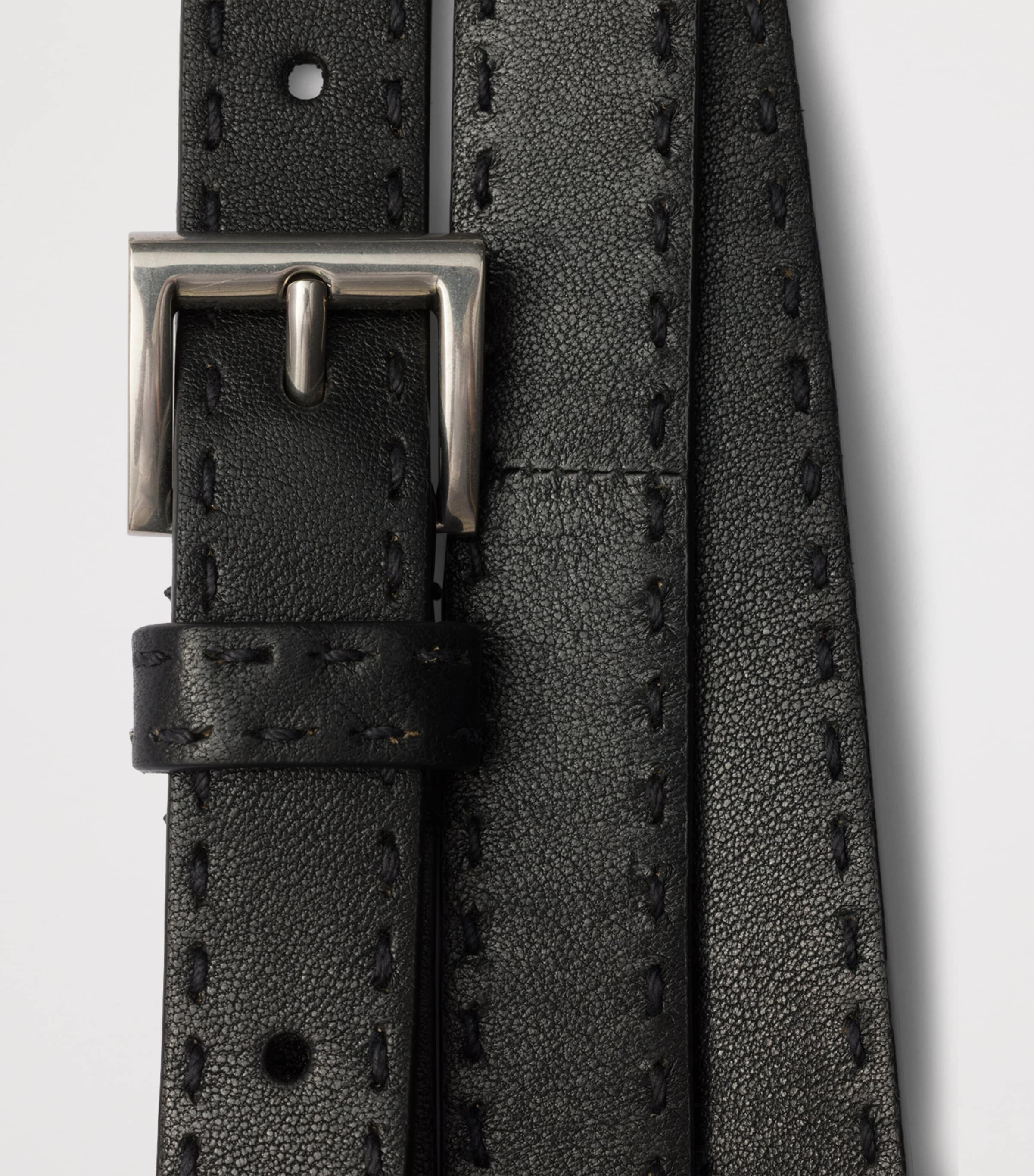 Prada Leather Belt Black Image 4