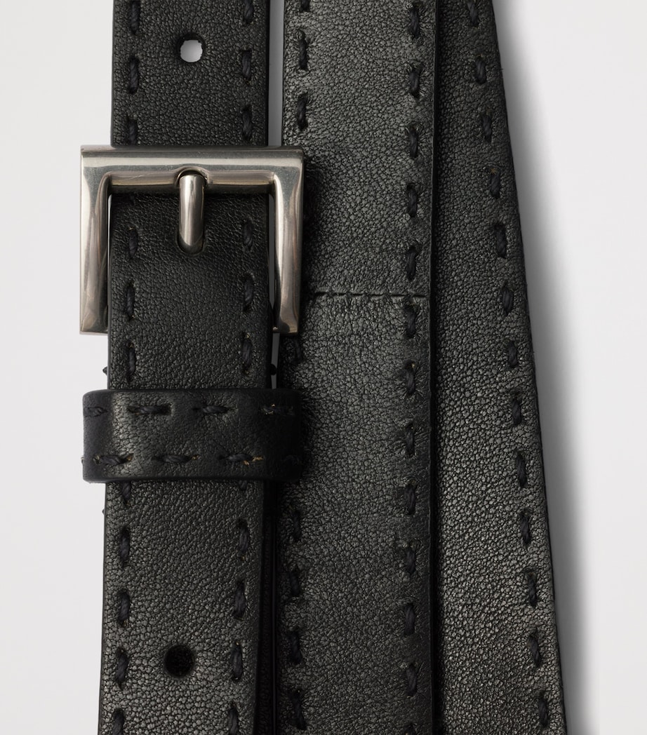 Prada Leather Belt Black Image 4
