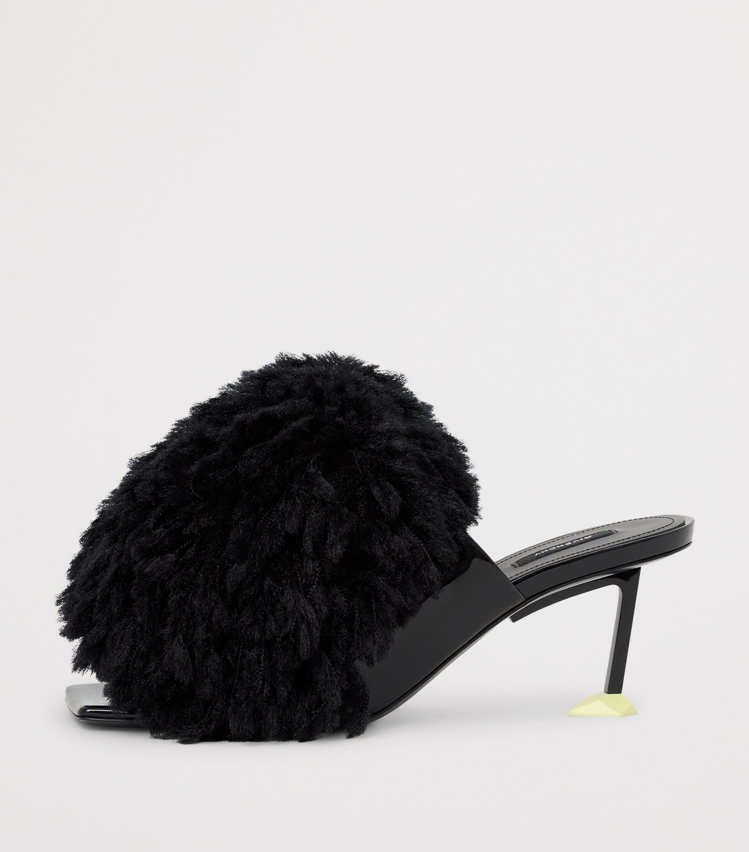 Givenchy Leather Pompom Heeled Mules 65 Image 5