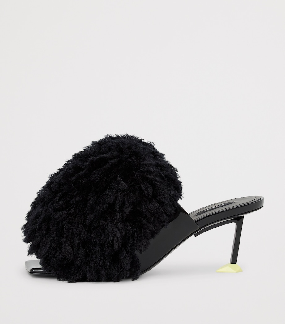 Givenchy Leather Pompom Heeled Mules 65 Image 5