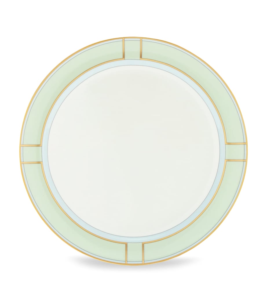 GINORI 1735 Porcelain Colonna Diva Verde Dinner Plate (27cm) Image 1