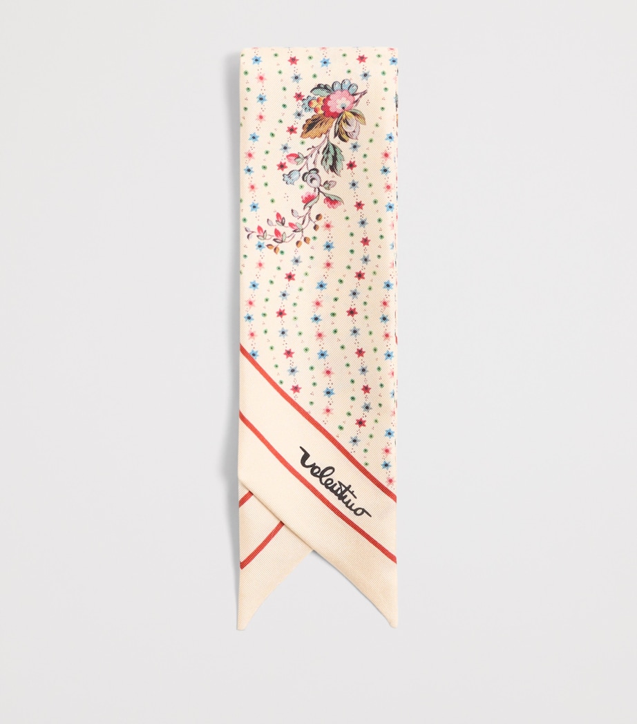 Silk Papier Floreal Scarf ZC9 Image 3