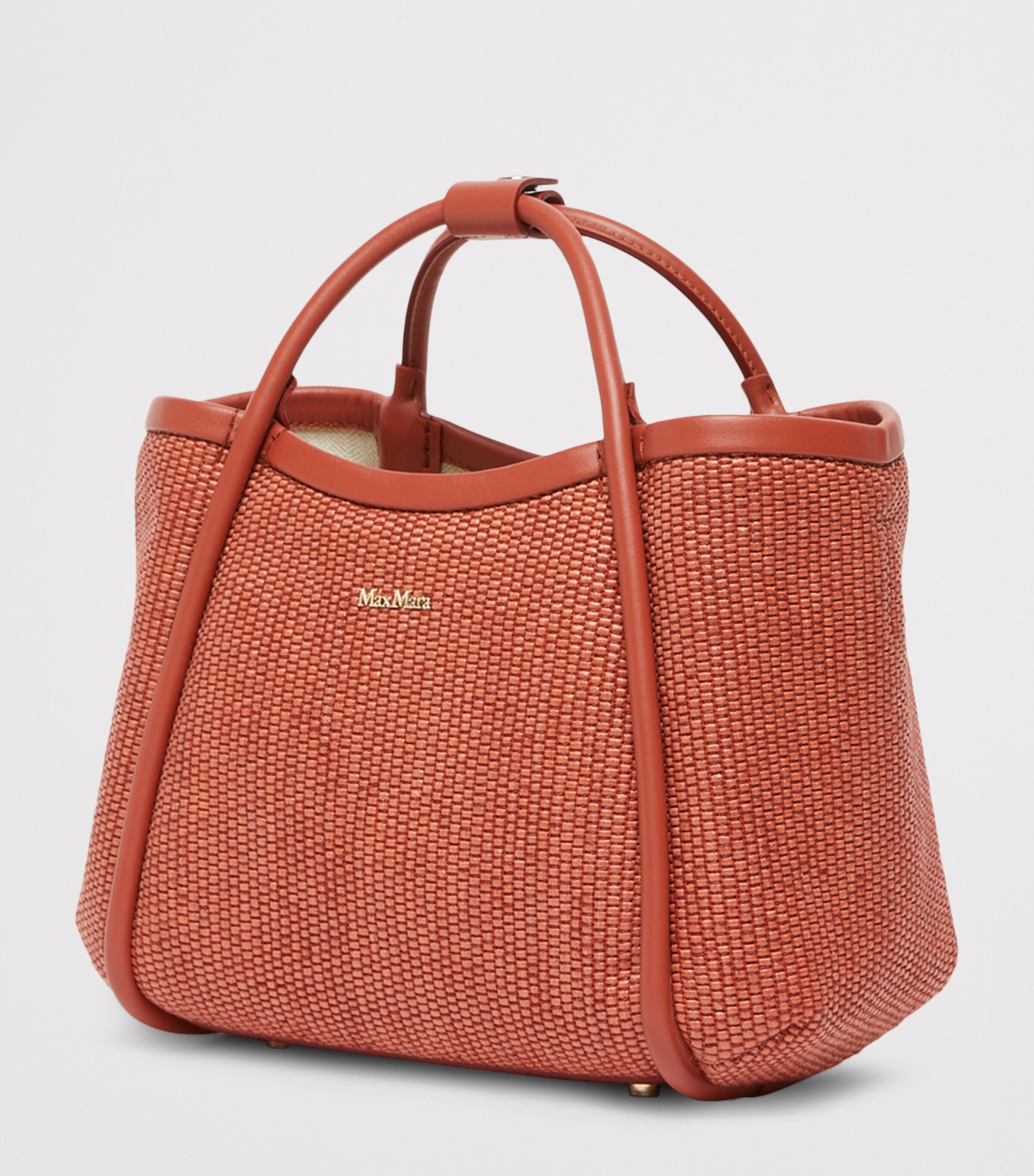 Max Mara Extra-Small Marine Top-Handle Bag Terra Cotta Image 5