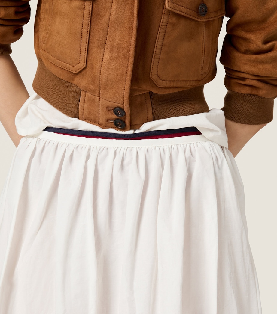 Poplin Bandana Print Midi Skirt F0970 Image 4