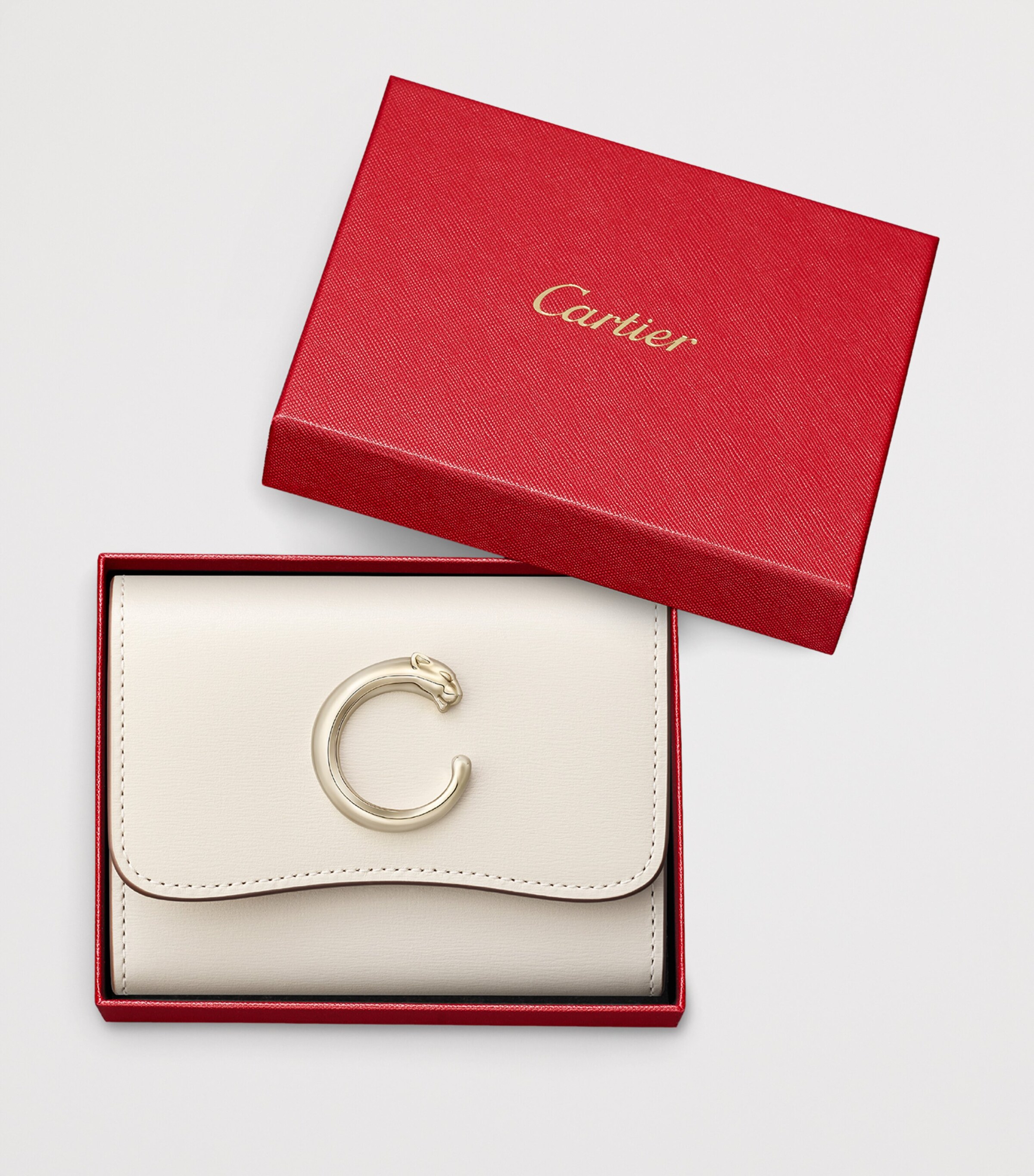 Cartier Mini Panthère de Cartier Wallet White Image 4