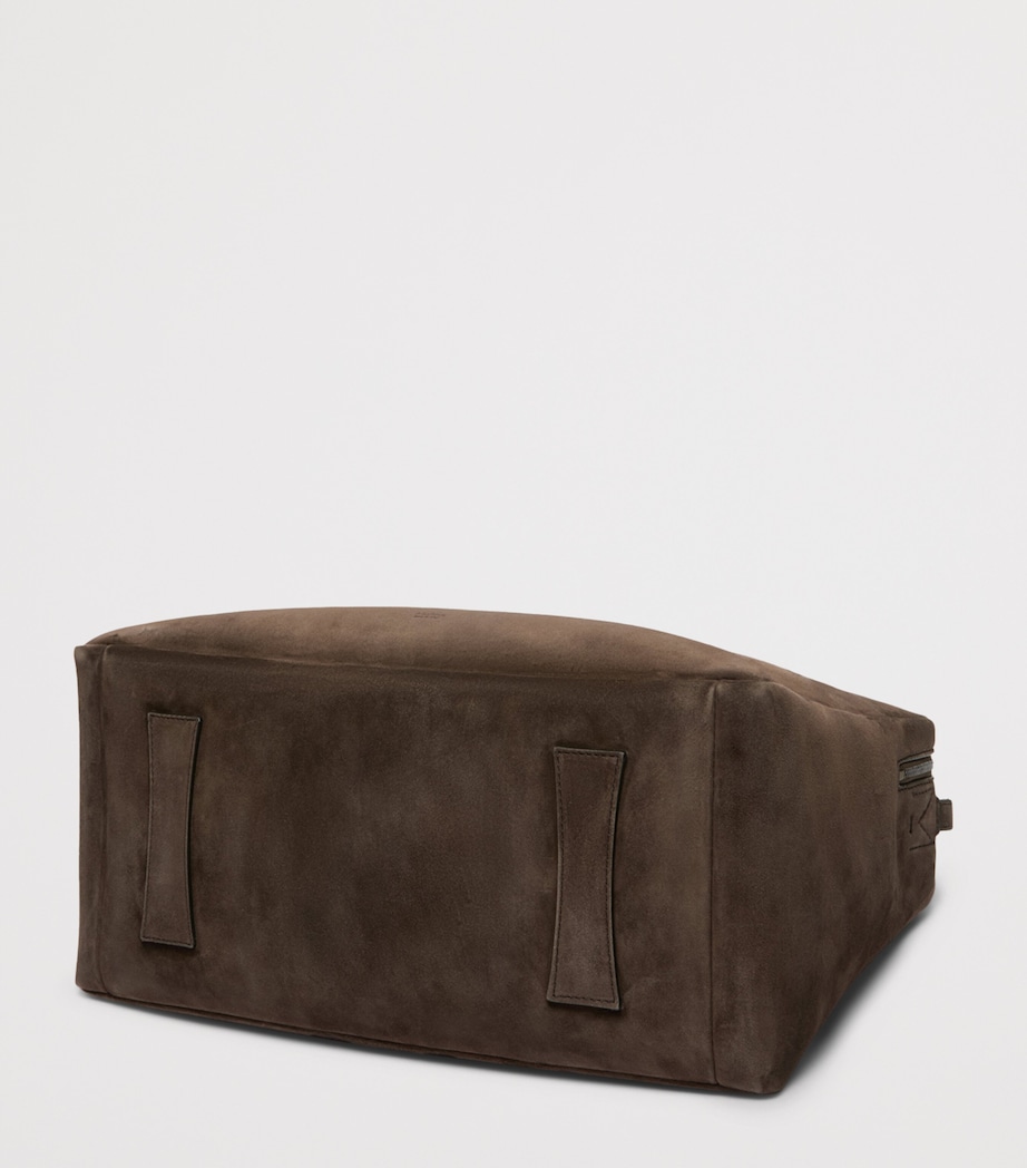 Max Mara Suede Tote Bag Dark Brown Image 5
