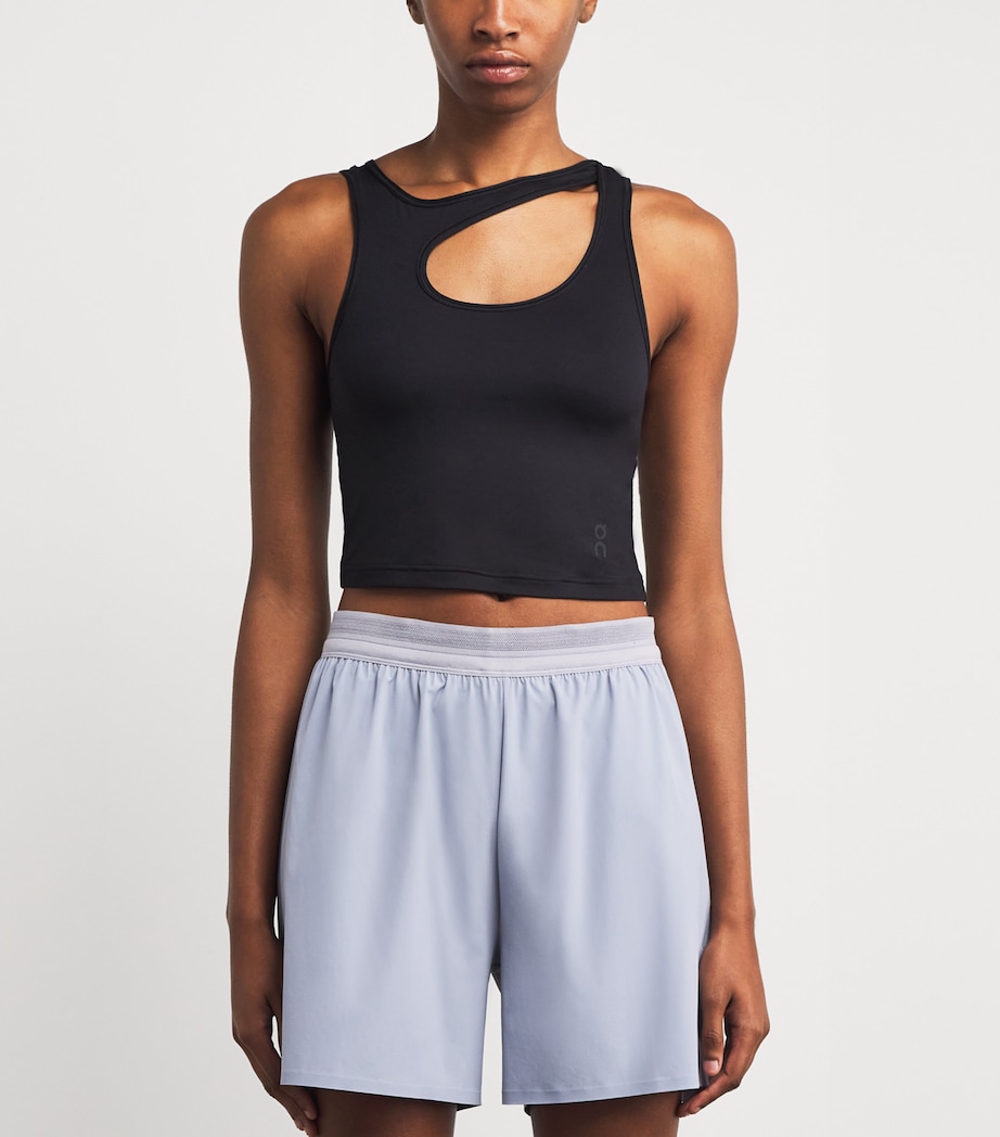 Cut-Out Studio Crop Top BLACK Image 3