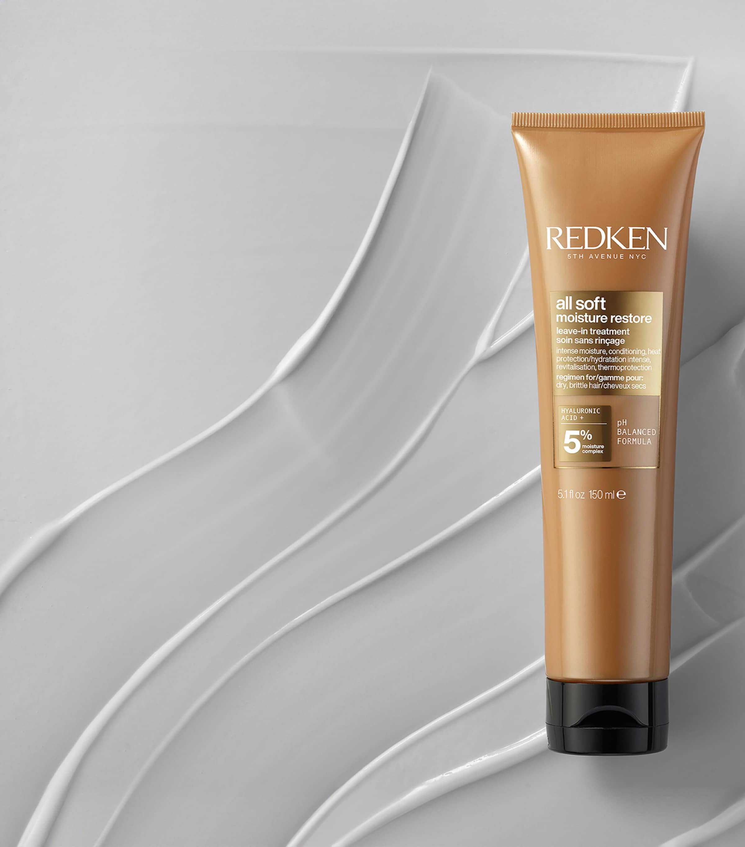 Redken All Soft Moisture Restore Leave-In Treatment for Dry Hair (150ml) Image 6
