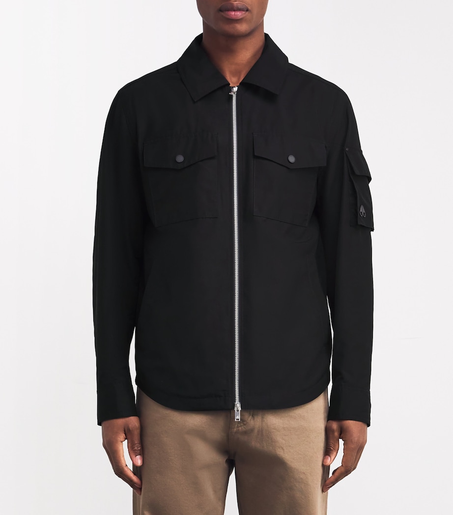 Twin-Pocket Charlesbourg Overshirt BLACK - 292 Image 3