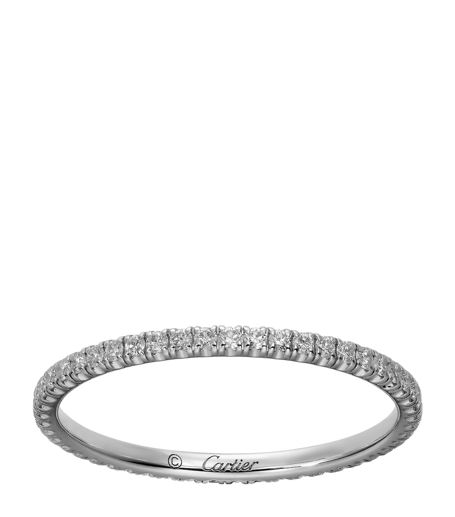 White Gold and Diamond Étincelle de Cartier Wedding Band WHITE GOLD Image 1