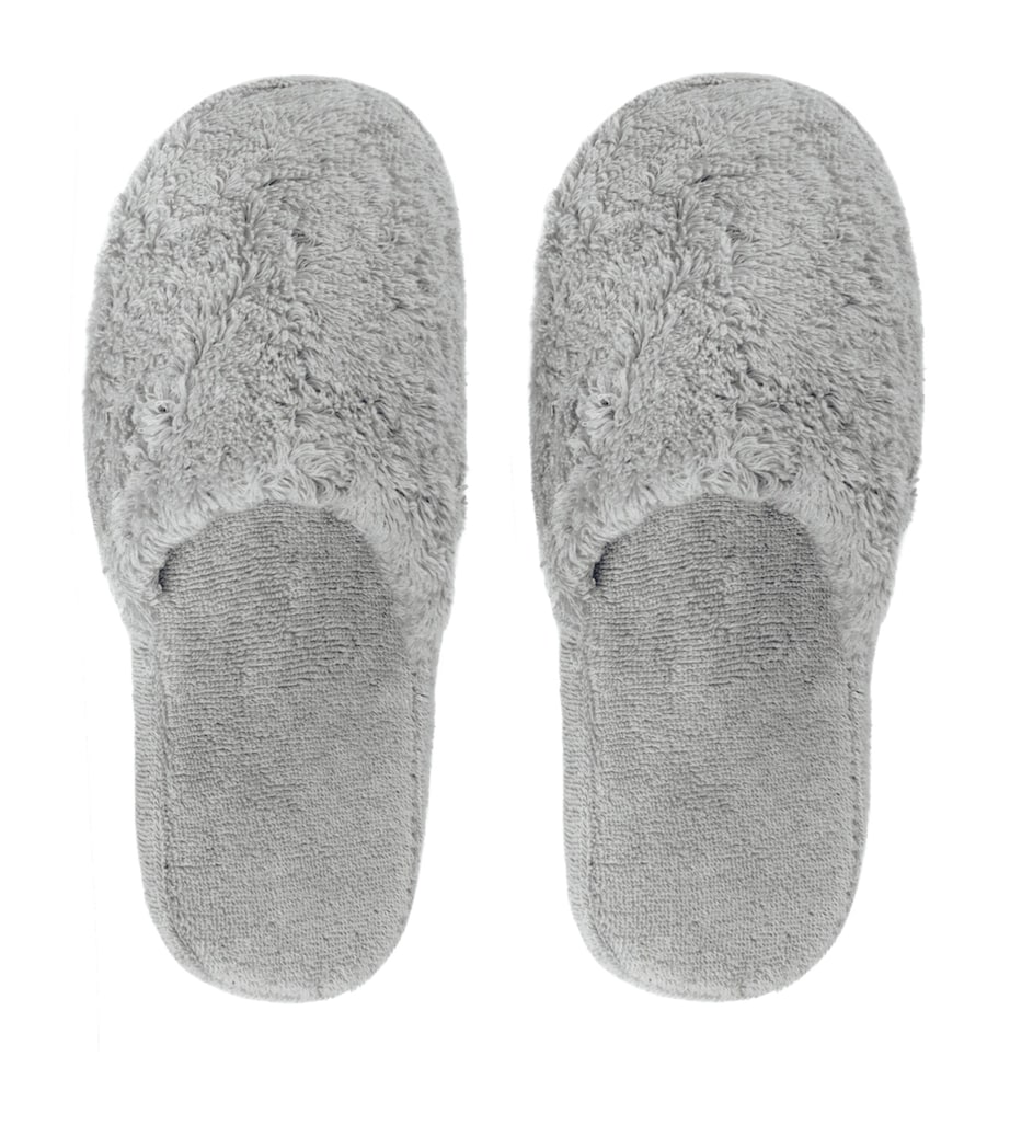 GRACCIOZA Egoist Slippers (Size 42-43) Silver Image 1