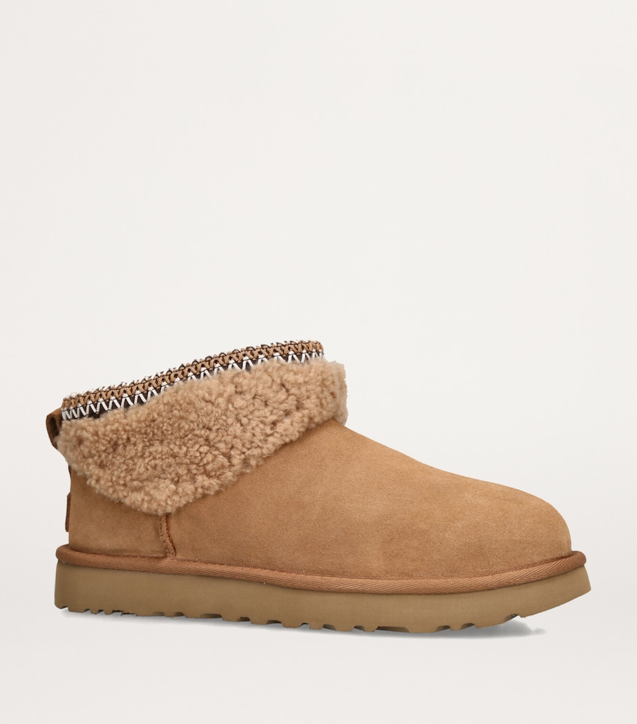 Suede Classic Ultra Mini Flatform Boots 30 TAN Image 3