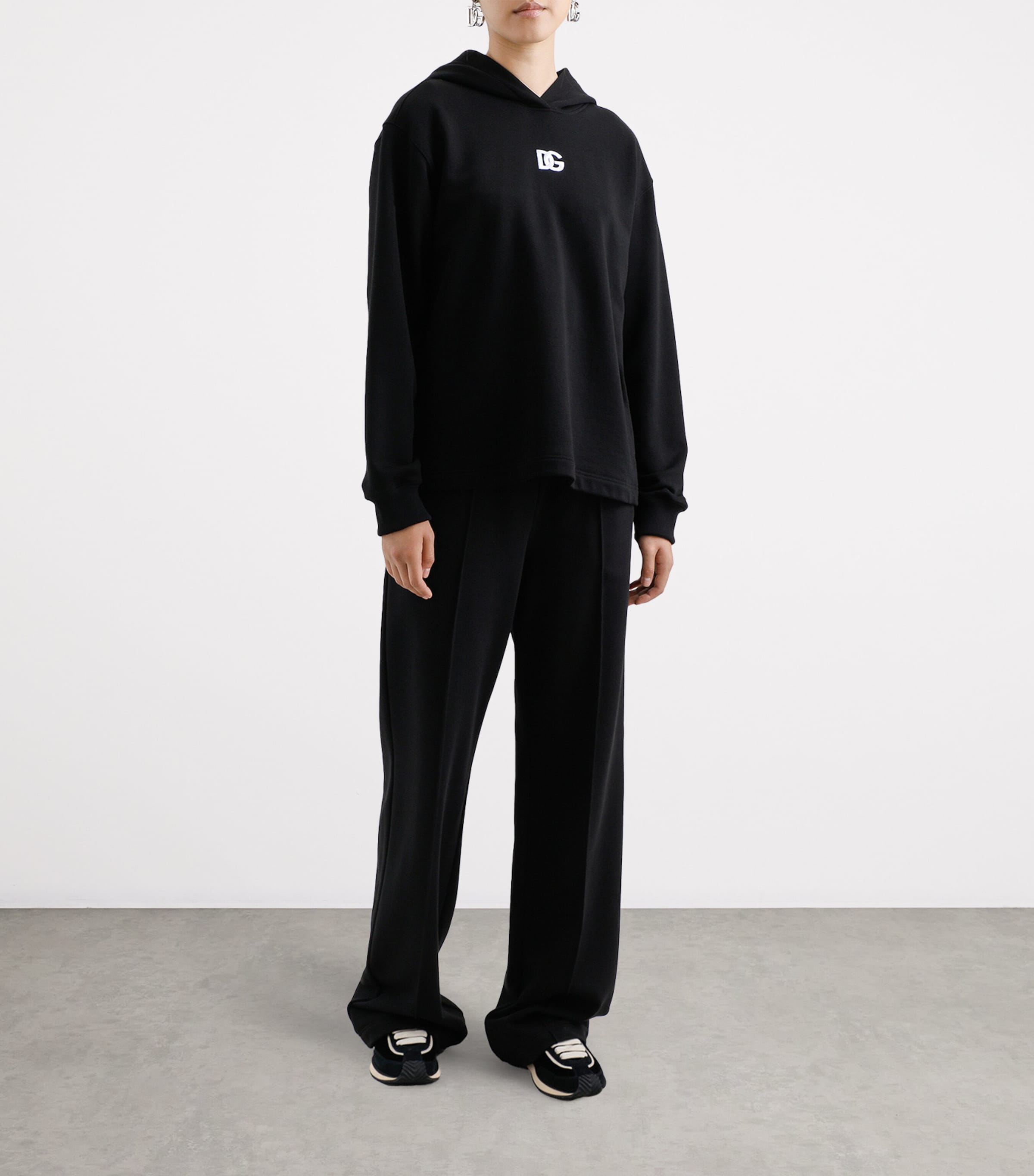 Cotton Logo Sweatpants N0000-BLACK Image 2
