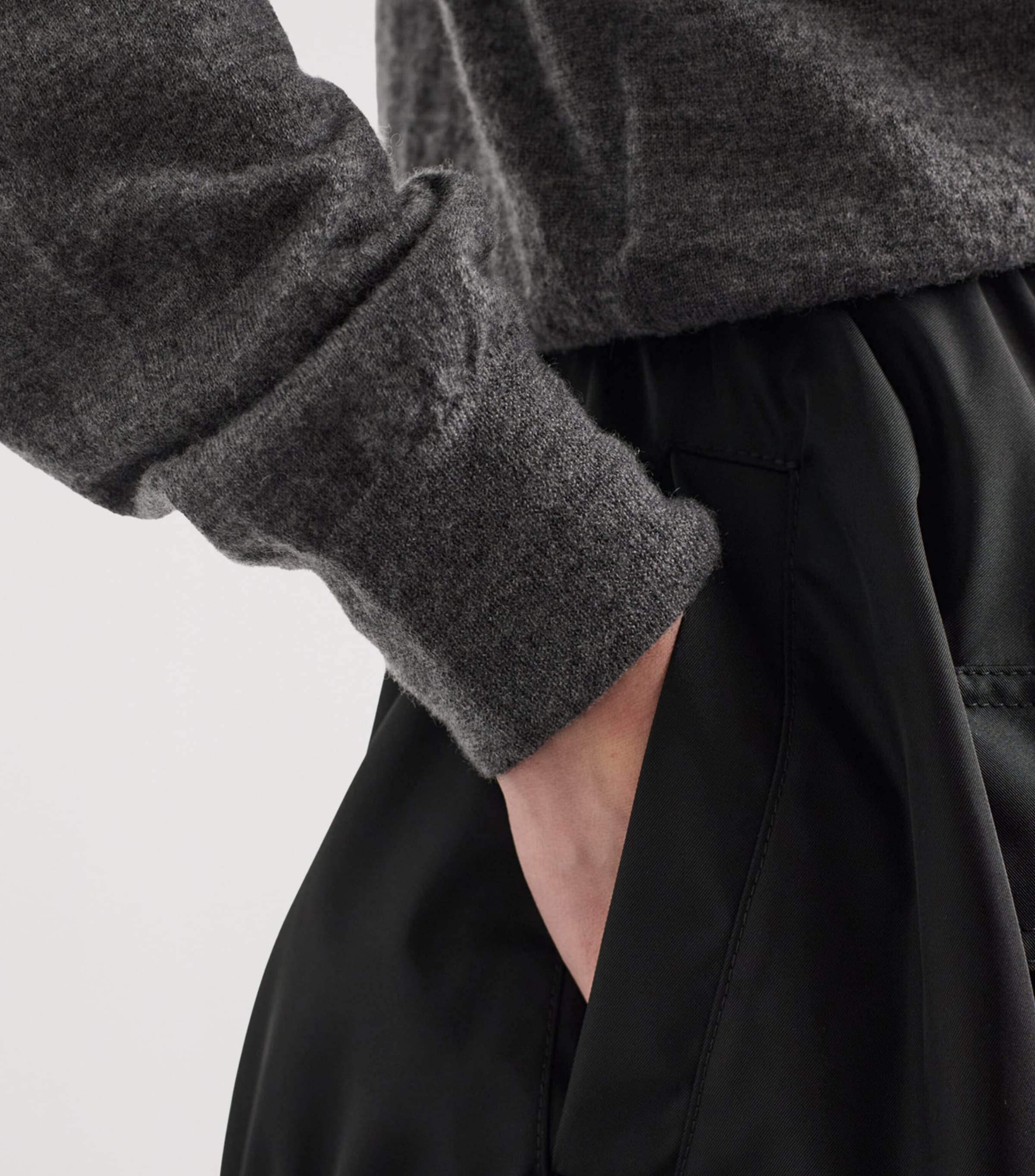 Re-Nylon Circle Midi Skirt F0002 Image 3