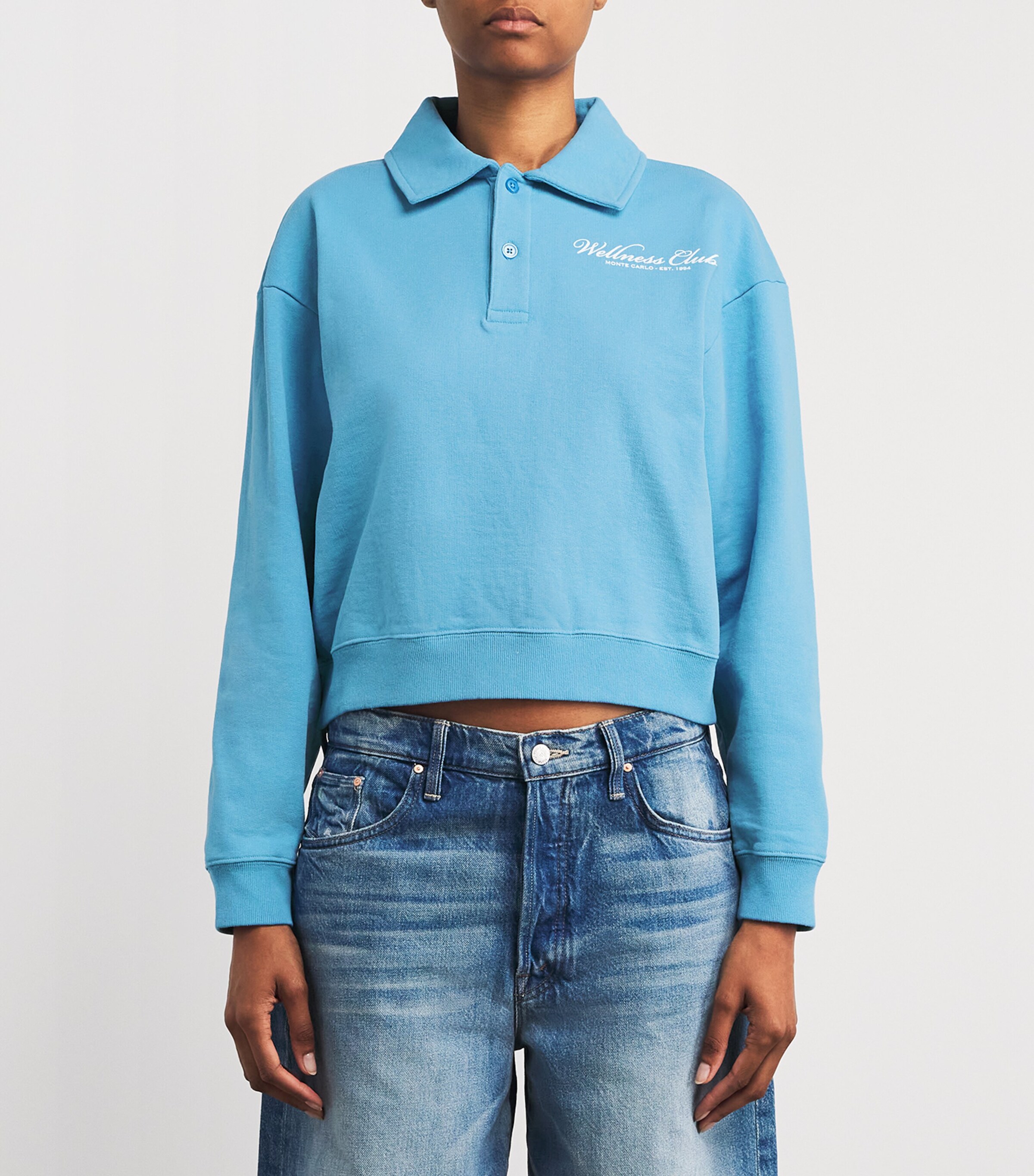 Cotton Wellness Club Polo Shirt JUNIPER Image 3