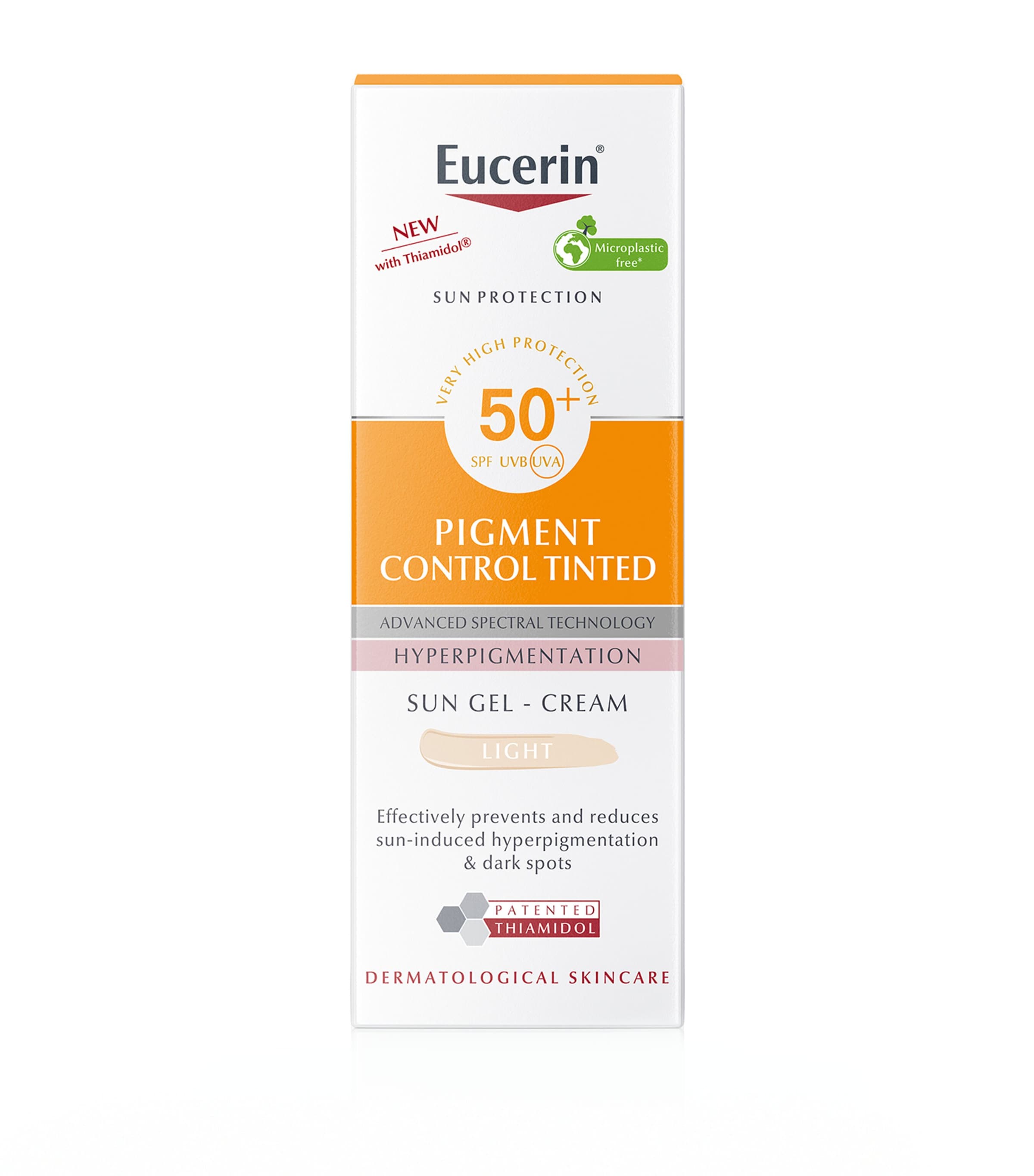 Eucerin Sun Pigment Control Tinted Light Spf50 Day Cream In White