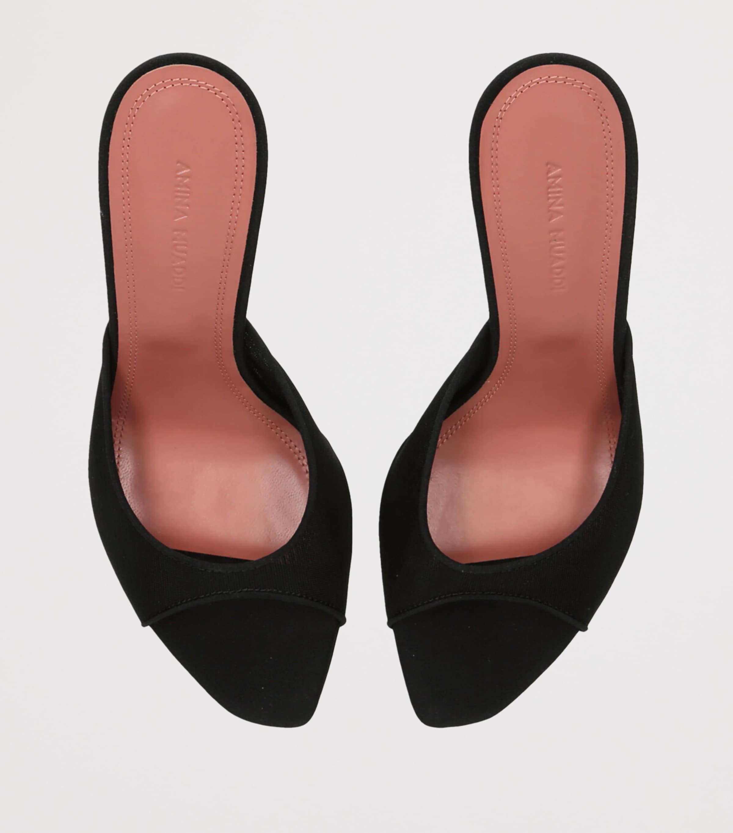 Amina Muaddi Mesh Alexa Mules 95 Black Image 4