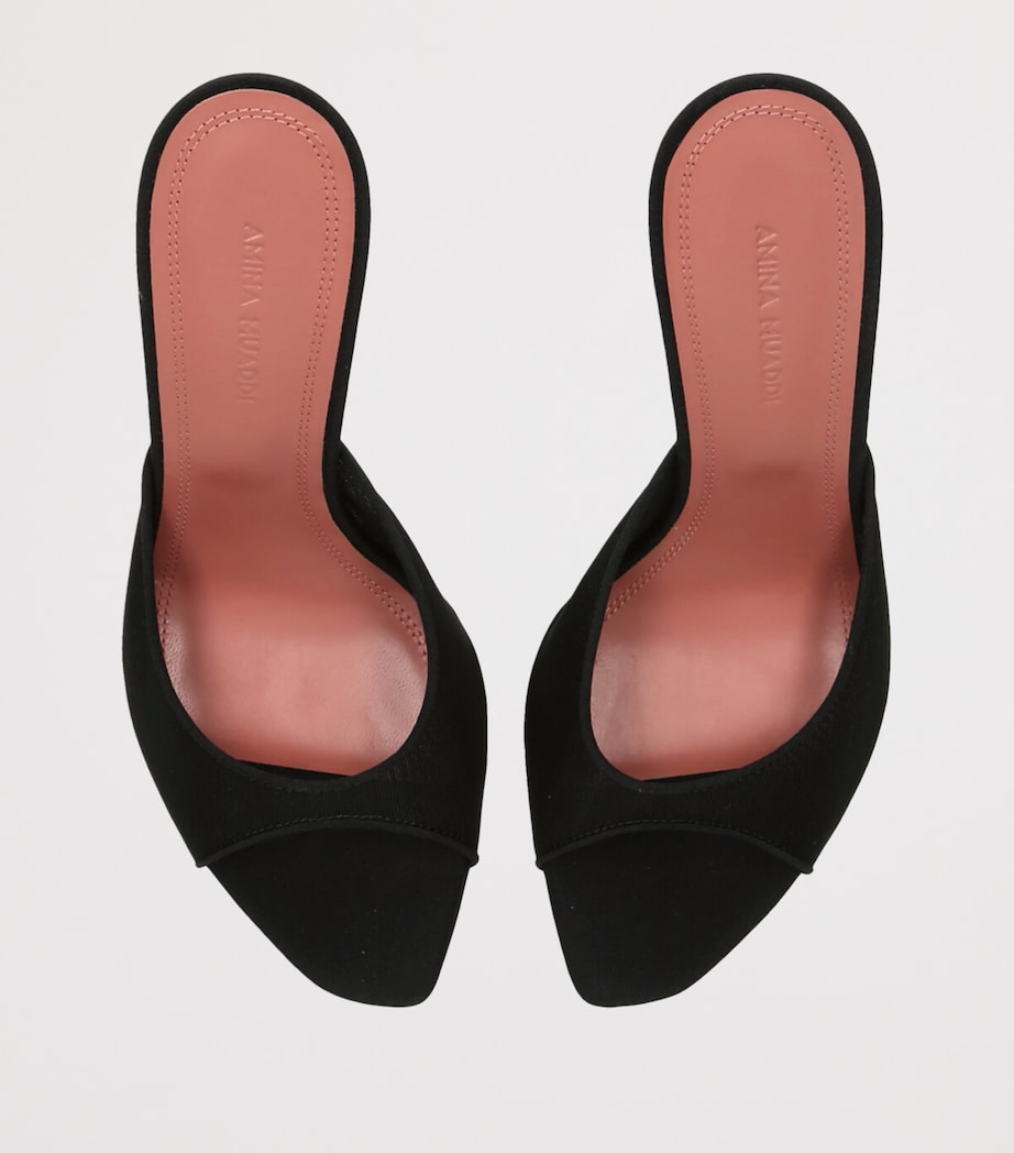 Amina Muaddi Mesh Alexa Mules 95 Black Image 4