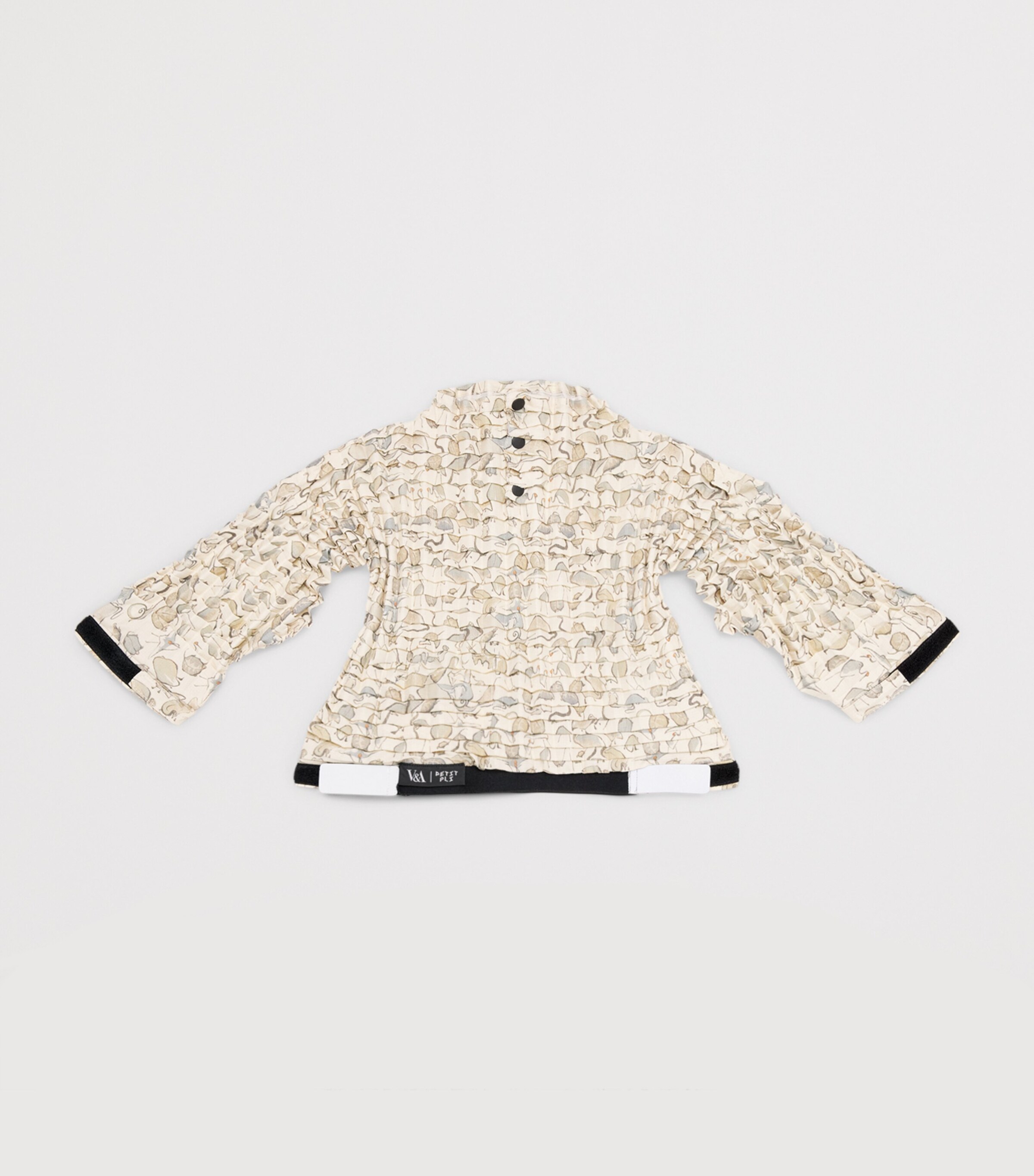 Petit Pli Patterned Versatile Top (9 Months-4 Years) V&a Collab Hokusai Image 2