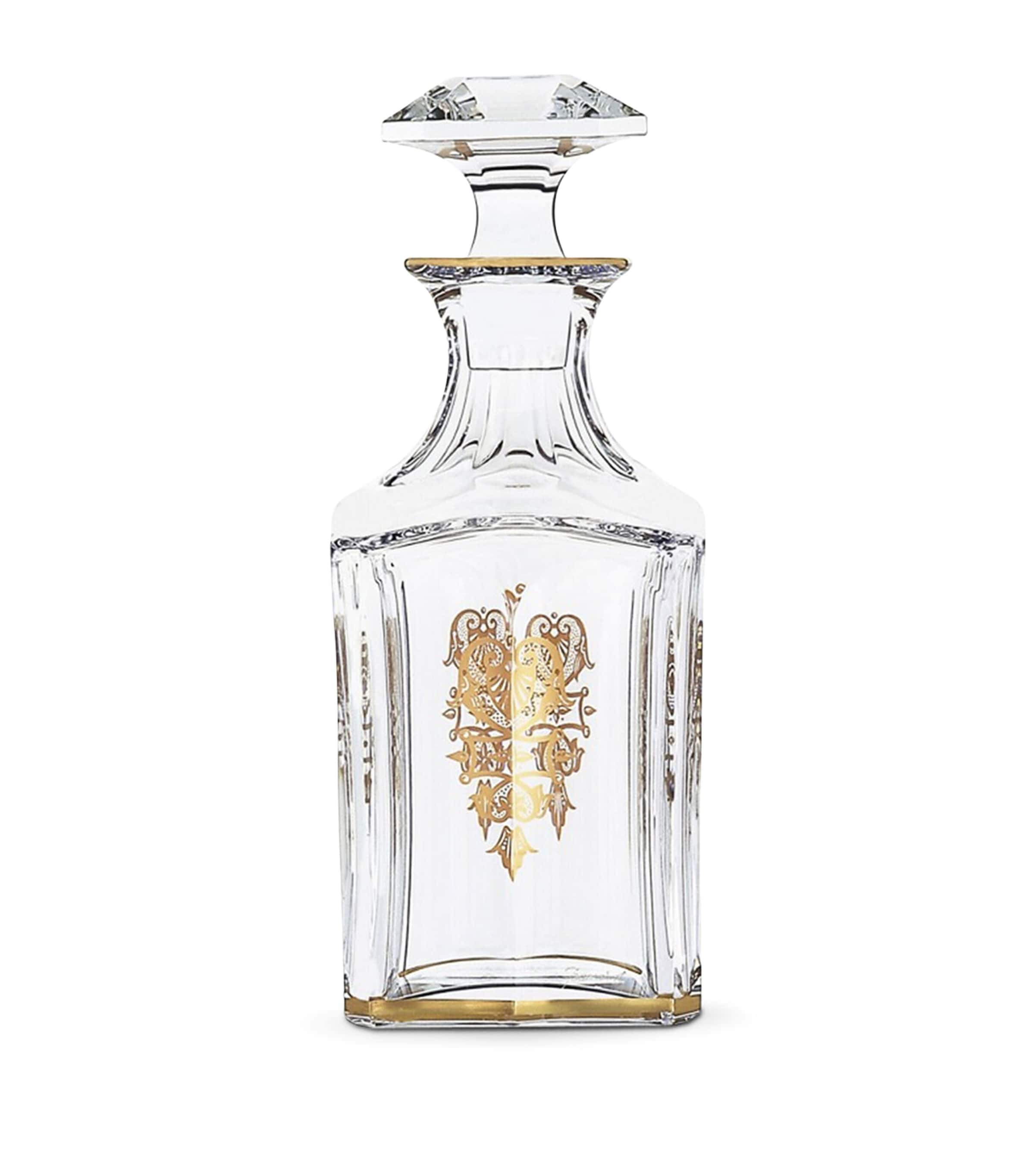 Baccarat Harcourt Empire Whisky Decanter In Clear