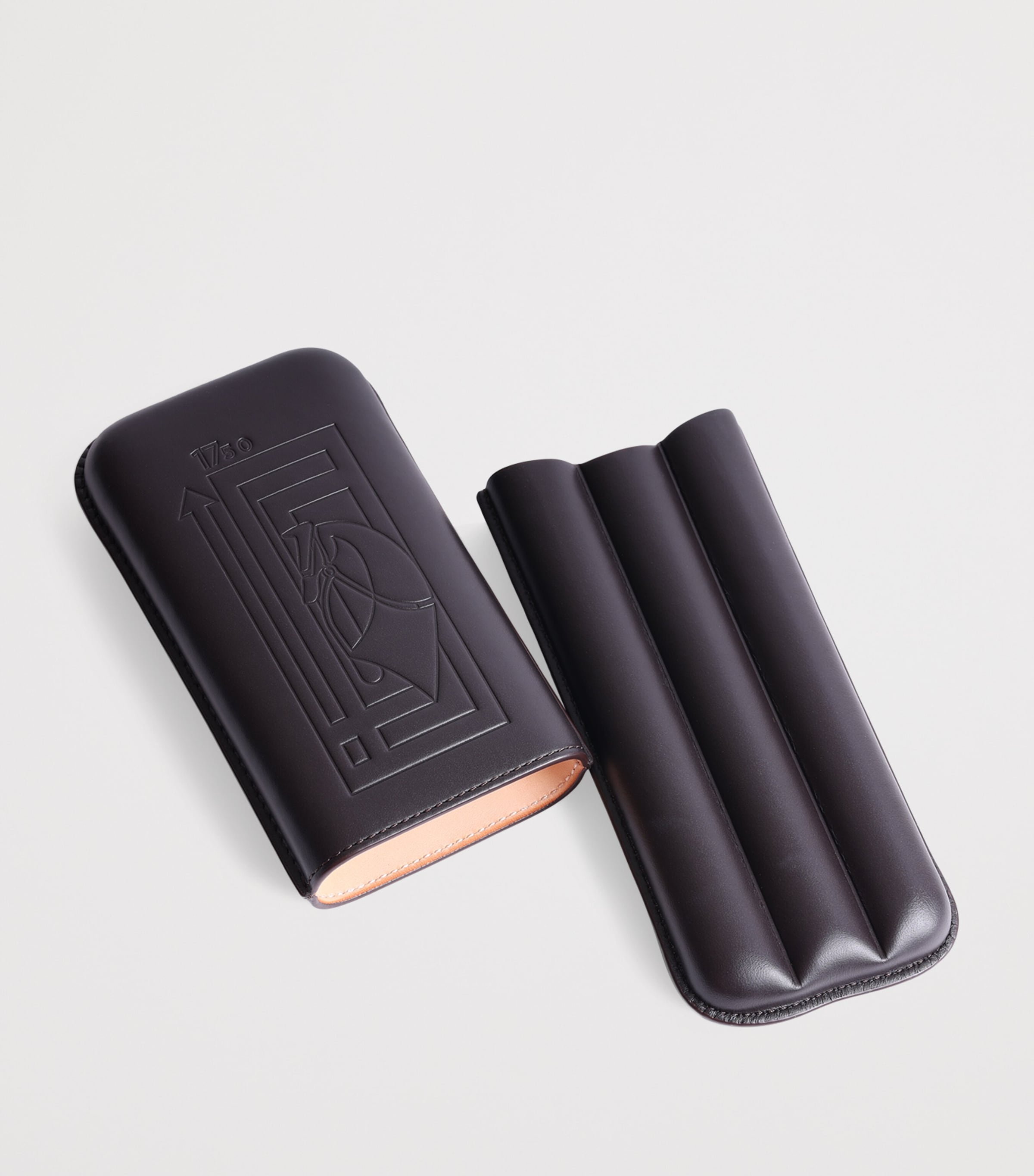 Leather Cigar Case BLACK Image 2