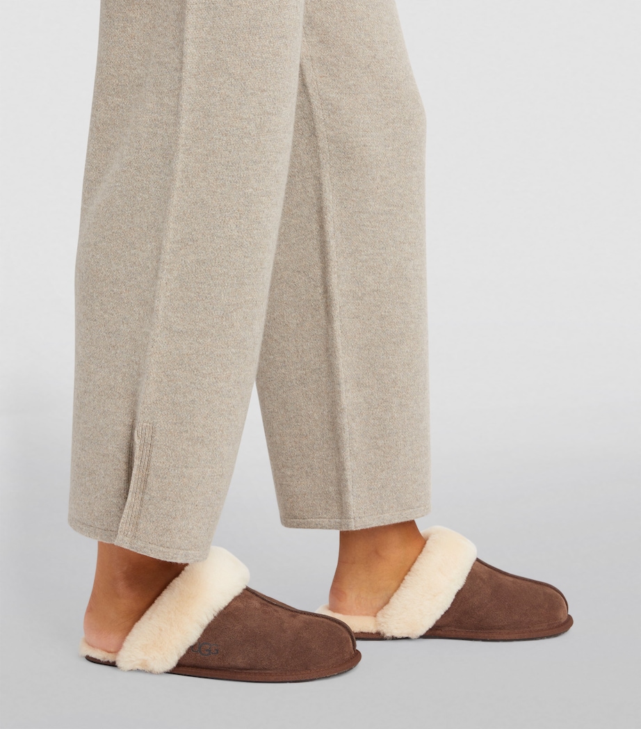 Suede Scuffette II Slippers DARK BROWN Image 2